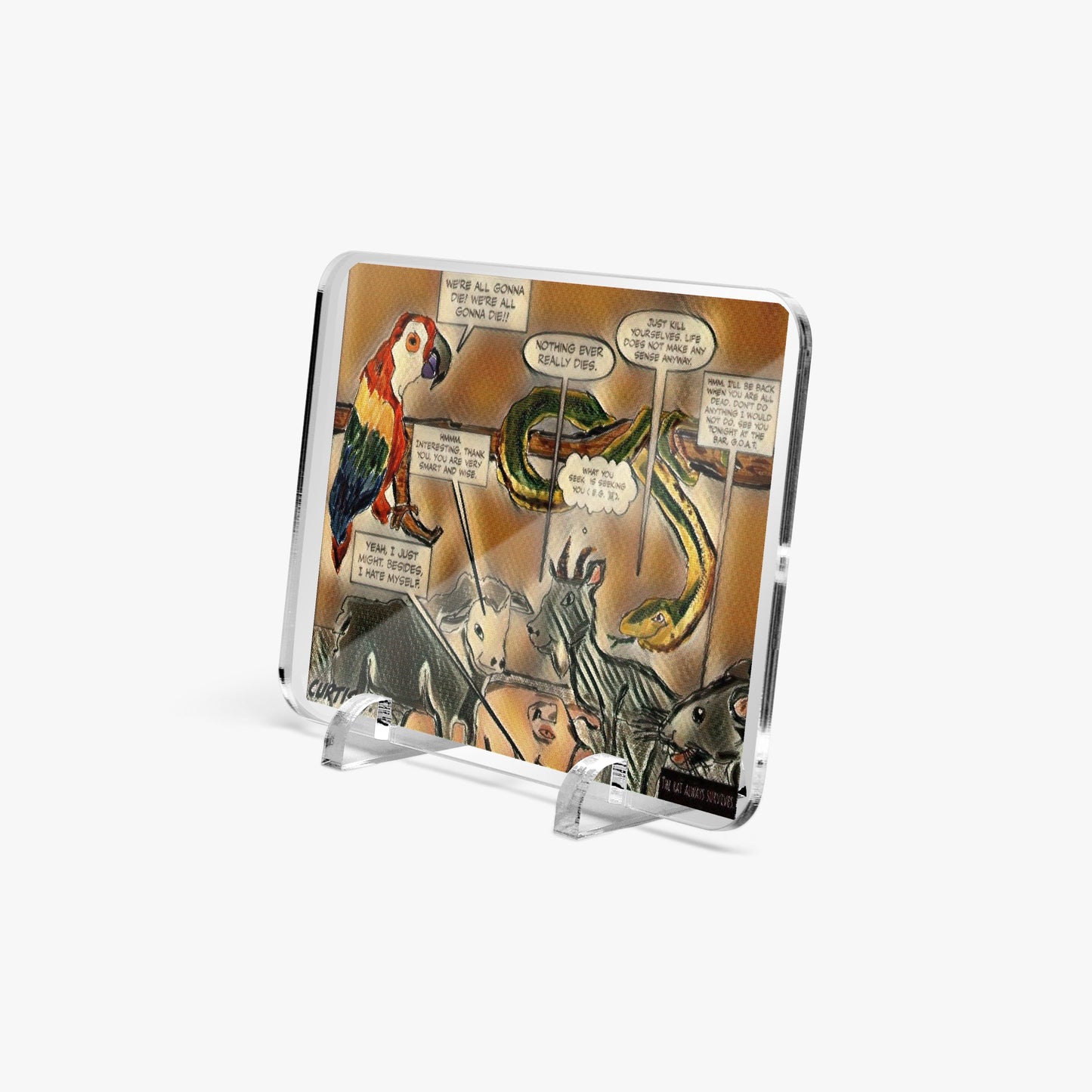 Acrylic Plaque with Stand - "Our Gang II" - Premium Acrylics from Concordia Style Boutique - Just $12.75! Shop now at Concordia Style Boutique