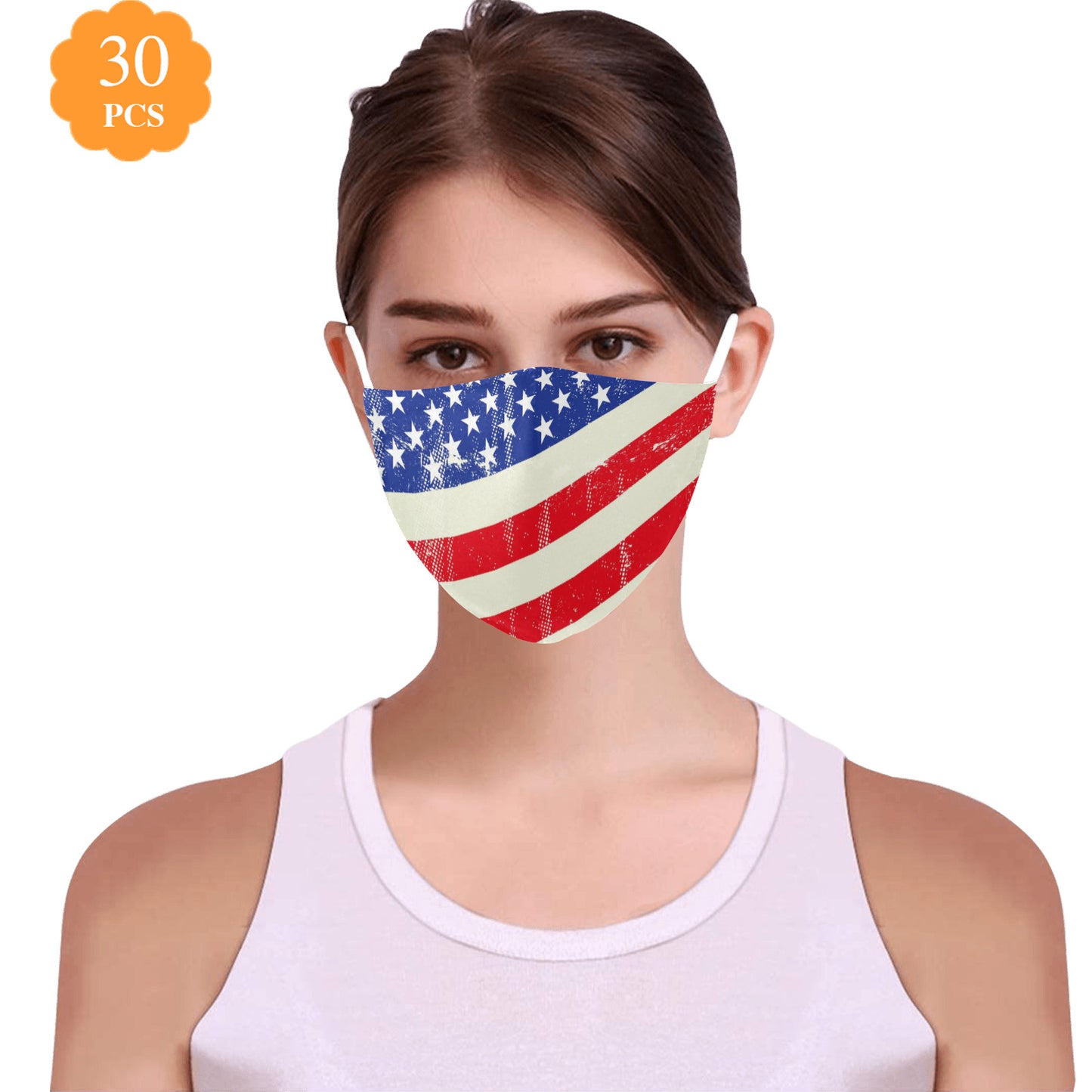 Cotton Fabric Dust Cover With Adjustable Strip - "Americana" (Model M04) (30 PCS Filters Included) - Premium Cotton Fabric Dust Cover from Concordia Style Boutique - Just $18.92! Shop now at Concordia Style Boutique