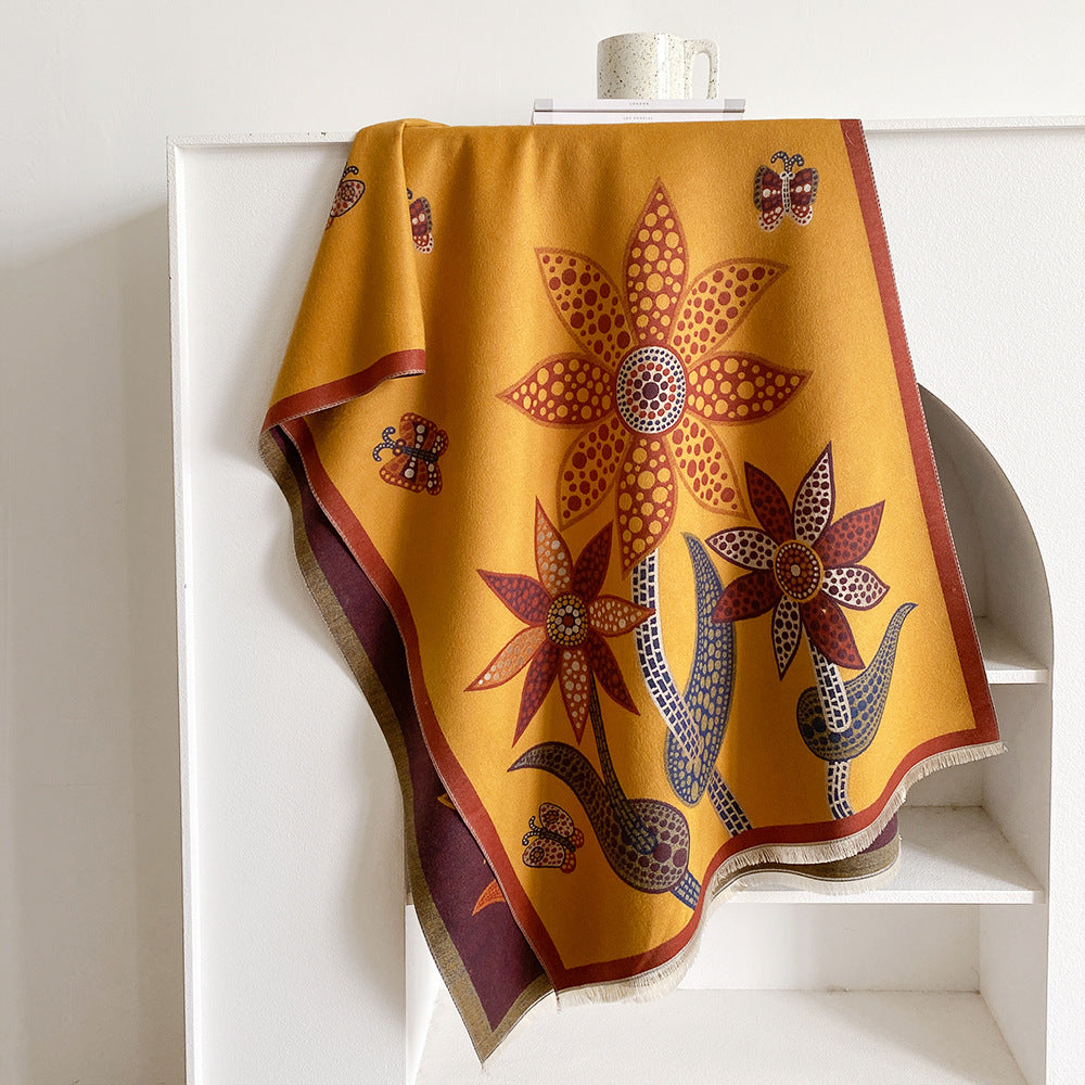 Women's Scarf - Soft Winter Artificial Cashmere For All Day Warmth And Comfort