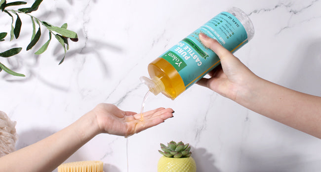 Yoken EWG Verified Castile Soap Liquid Unscented 33.8 fl oz Pure Castile Liquid Soap Made With Organic Oil, Clean & Gentle, Natural Castor Oil Soap for Body Wash, Hand, Dishes, Laundry, No Fragrance - Concordia Style Boutique