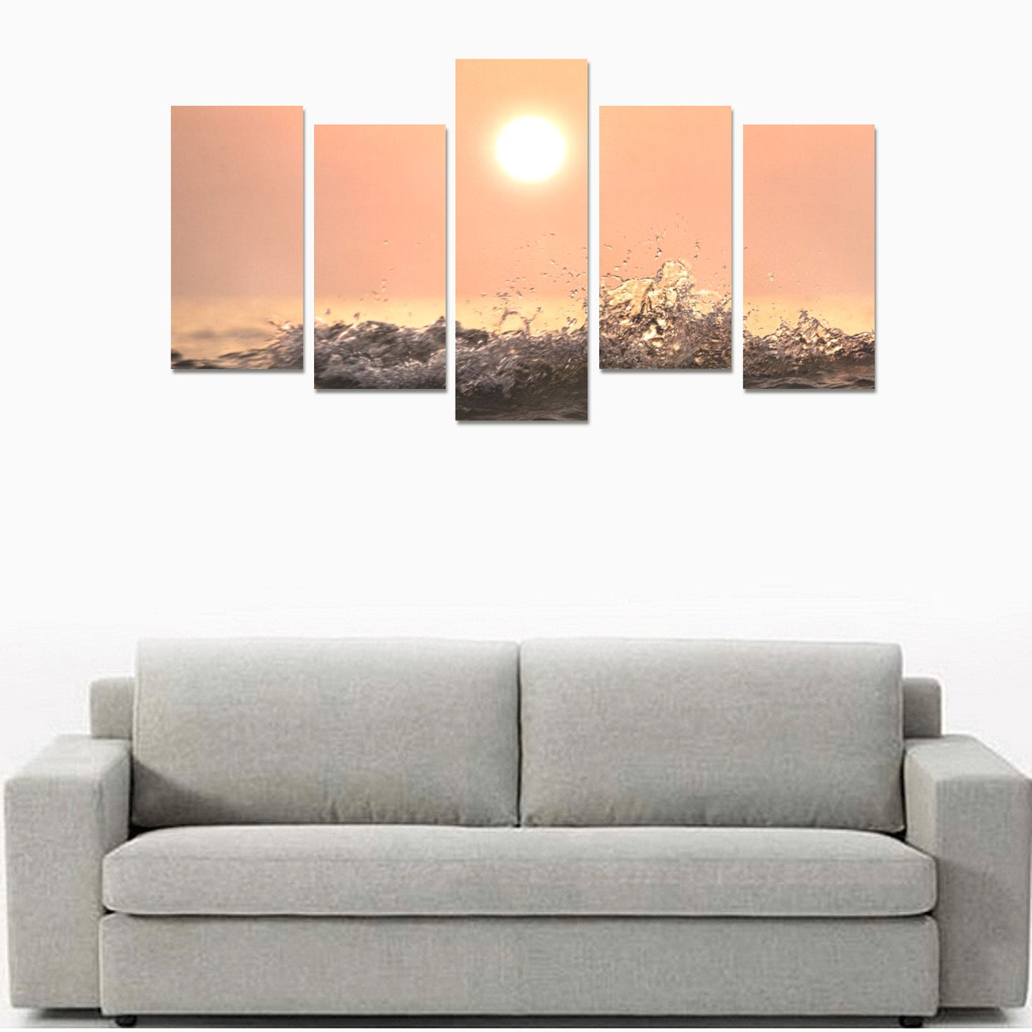 Canvas Wall Art Prints (No Frame) 5-Pieces - "The Sun" - Premium Canvas Wall Art Prints from Concordia Style Boutique - Just $49.24! Shop now at Concordia Style Boutique