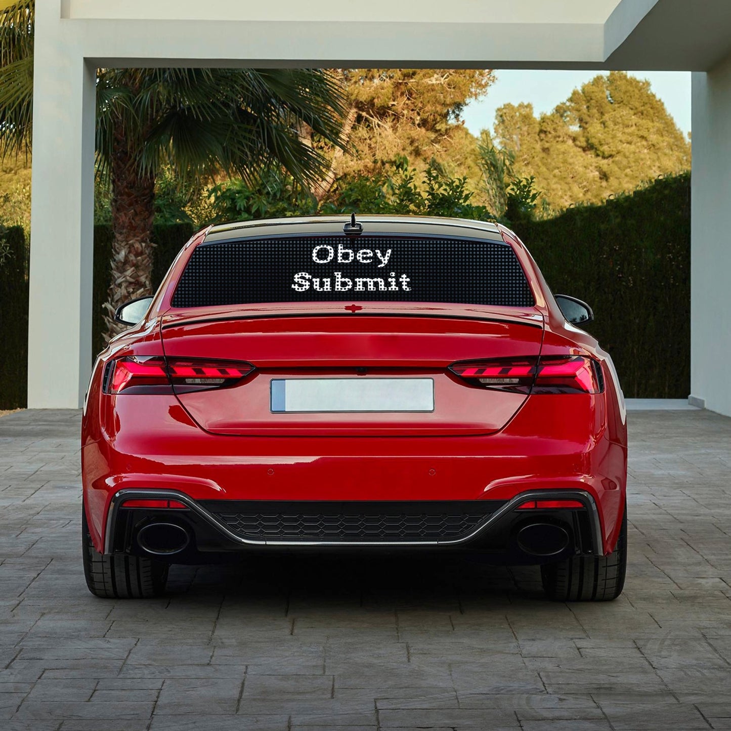 Obey and Submit - Rear Window Decal - Concordia Style Boutique