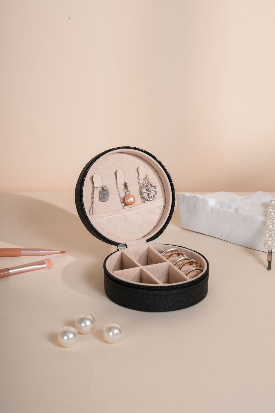 PU Leather Jewelry Storage Box - Premium Jewelry Storage Box from Concordia Style Boutique - Just $13.66! Shop now at Concordia Style Boutique