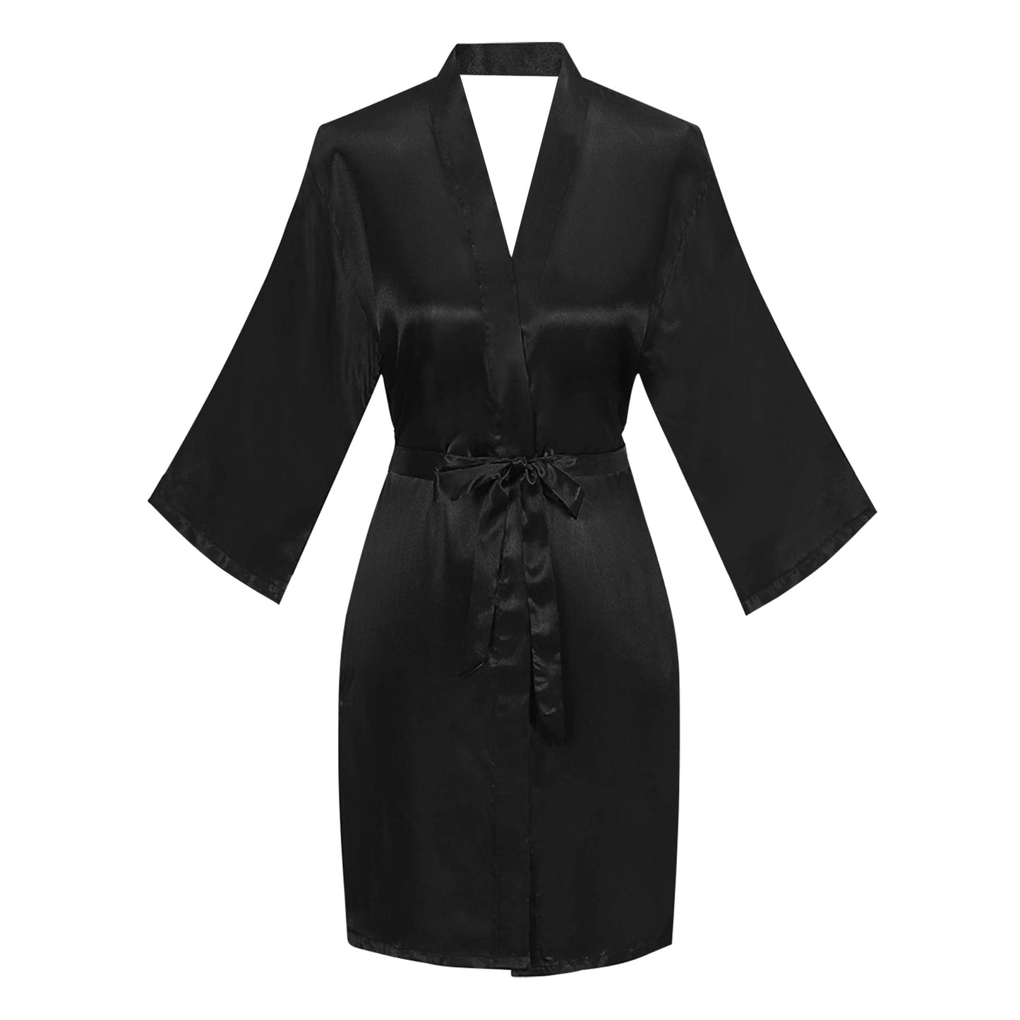 Women's Long Sleeve Kimono Robe - "Black" - Premium Kimono Robe from Concordia Style Boutique - Just $34.14! Shop now at Concordia Style Boutique
