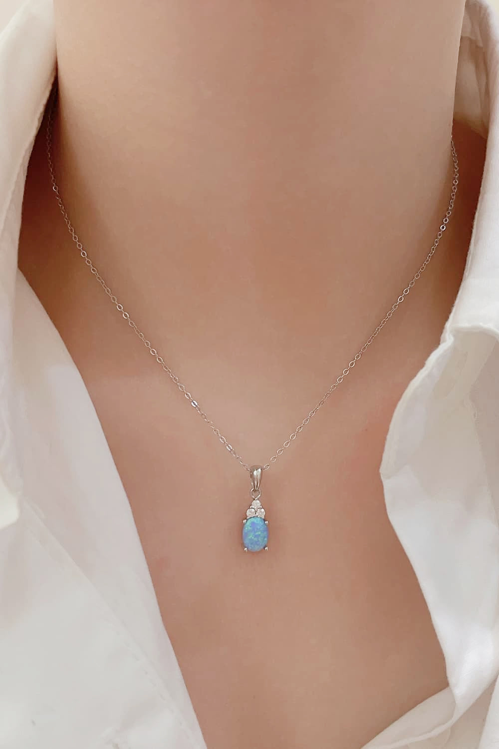 Find Your Center Opal Pendant Necklace - Concordia Style Boutique