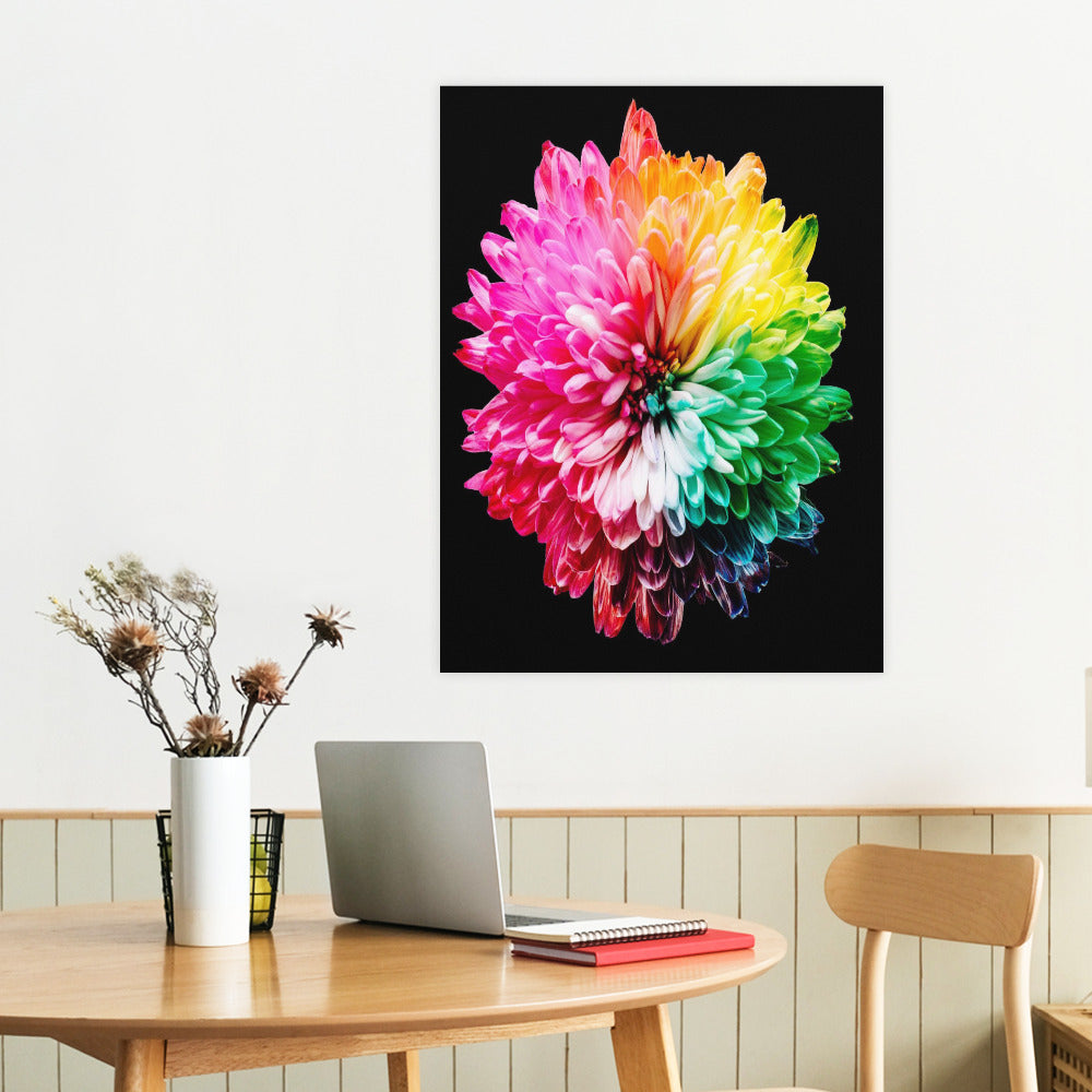 Canvas Print Multiple sizes Unframed & Framed (Vertical) - "The Flower" - Premium Artwork from Concordia Style Boutique - Just $55.98! Shop now at Concordia Style Boutique