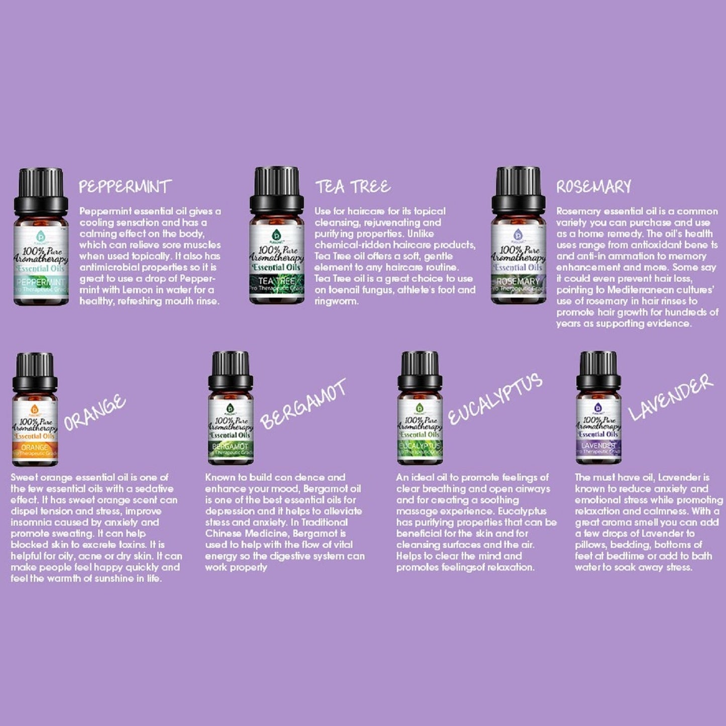 14 Pack of 100% Pure Essential Aromatherapy Oils - Concordia Style Boutique