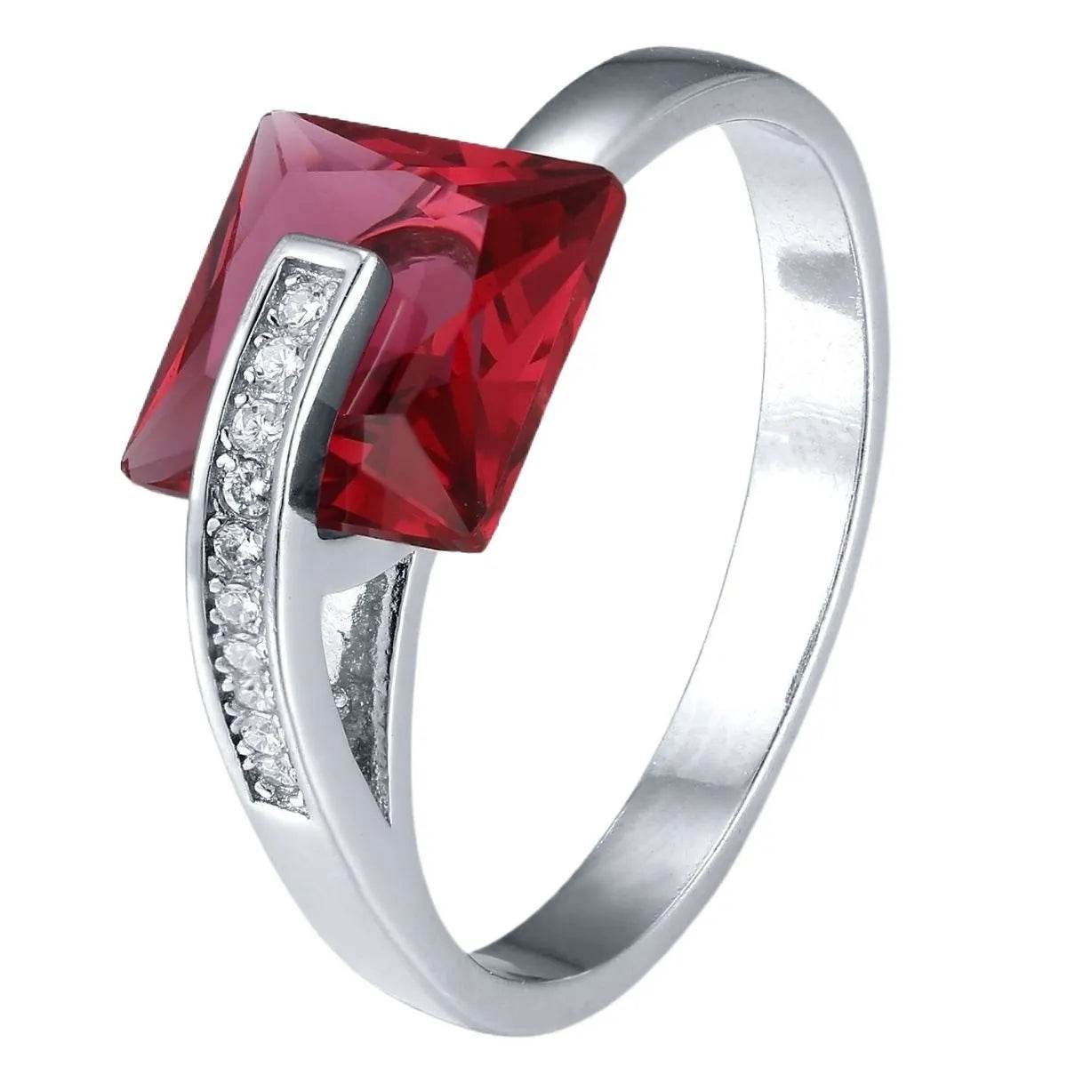 925 Sterling Silver Inlaid Zircon Ring - Concordia Style Boutique