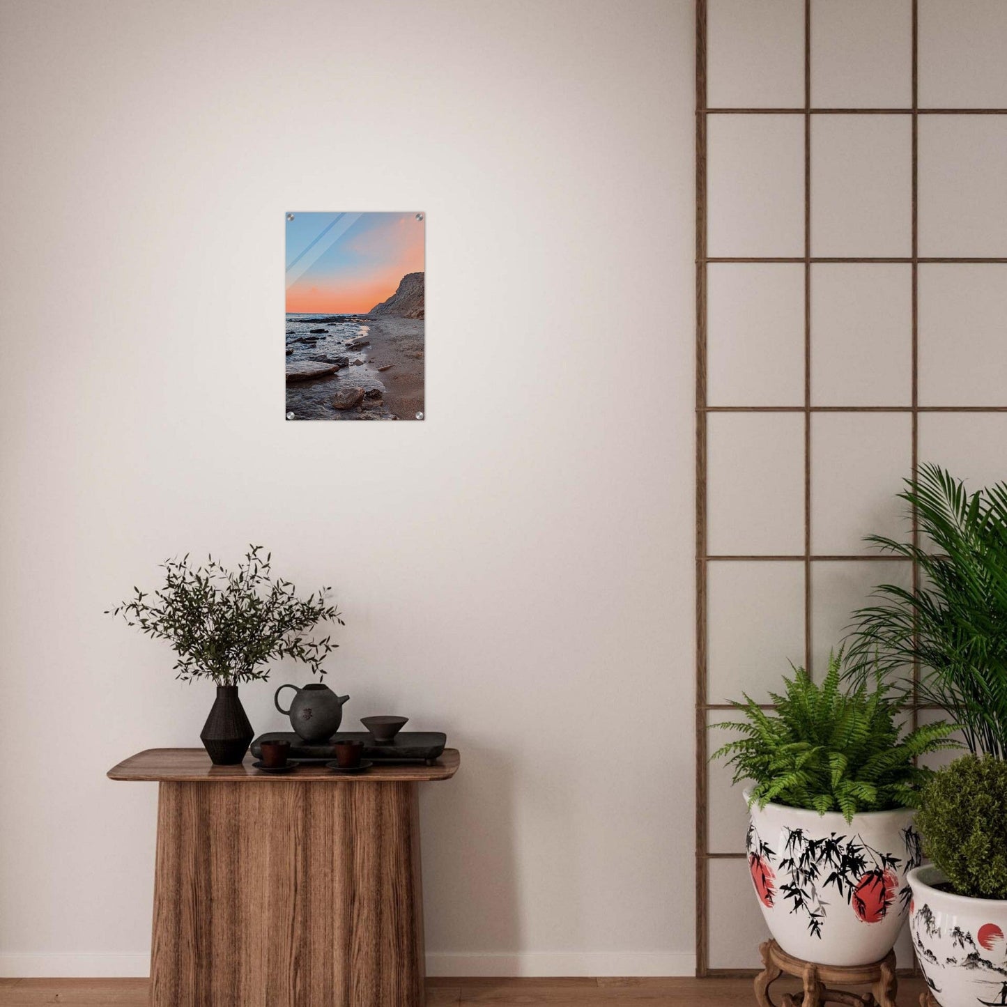 "Mediterranean Sunset" - Acrylic Print