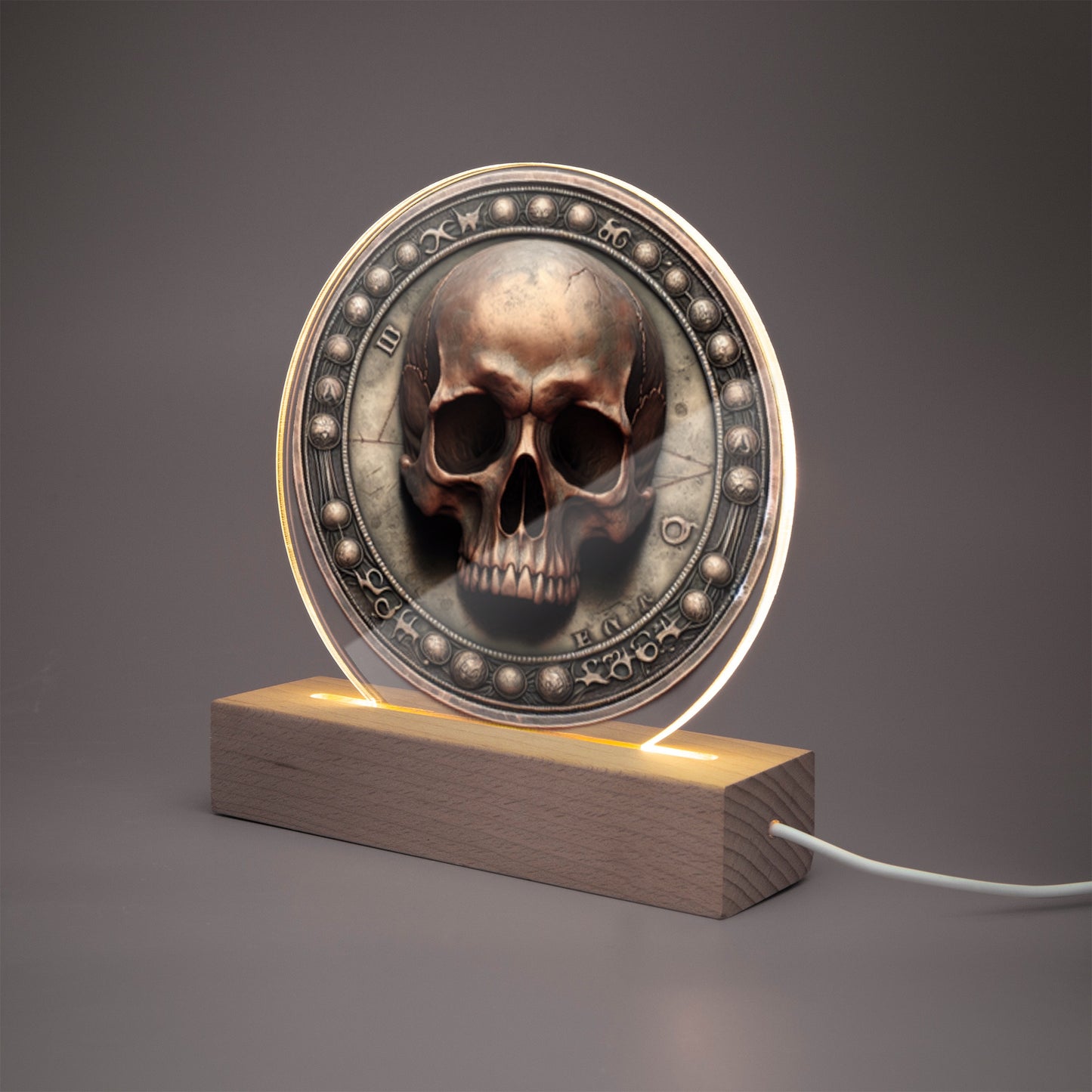 Acrylic Plaque with Stand - "Memento Mori" - Premium Acrylic Plaque from JetPrint Fulfillment - Just $12.75! Shop now at Concordia Style Boutique