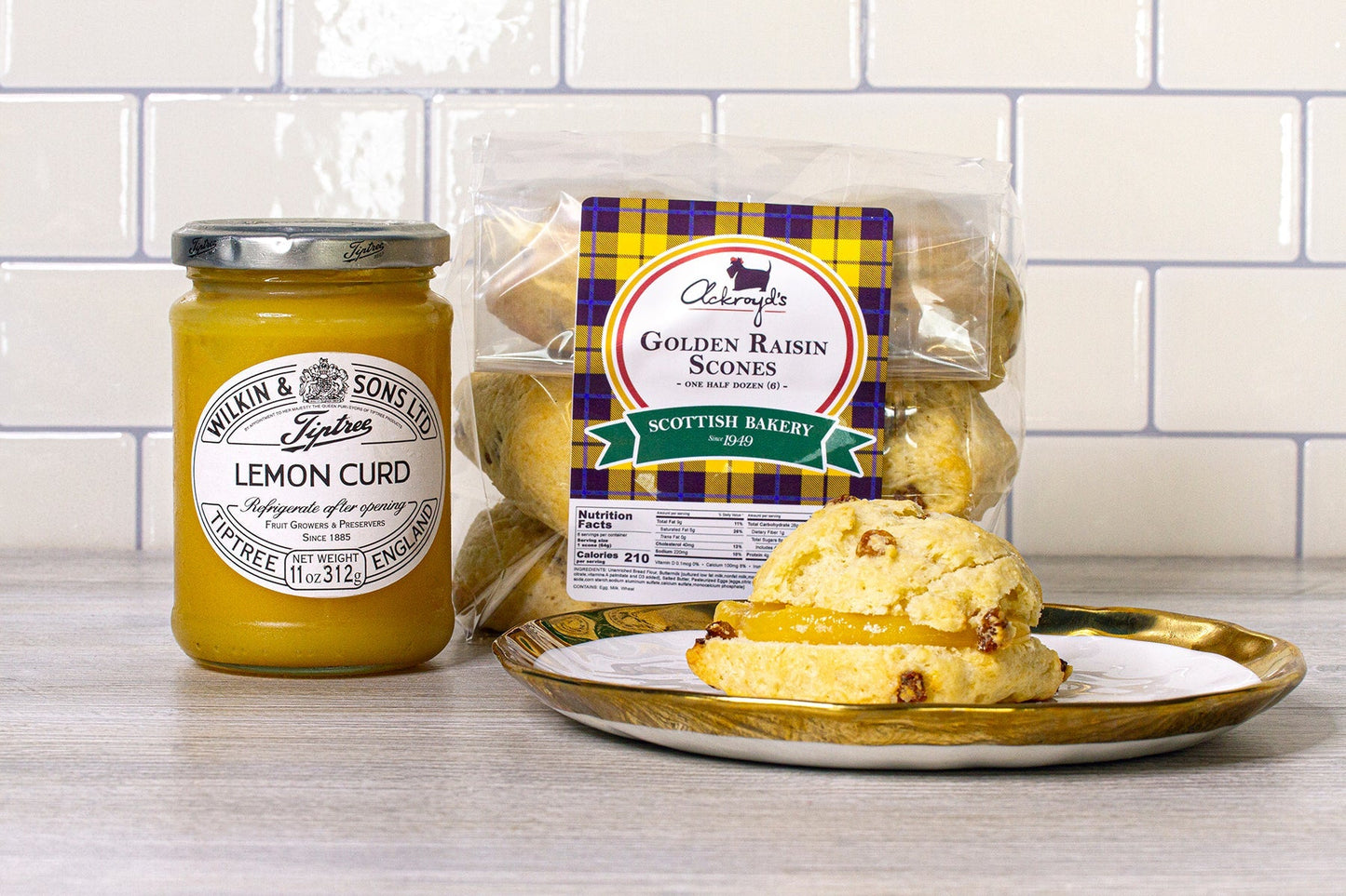 Ackroyd's Scones: Golden Raisin (6 Pack) - Concordia Style Boutique