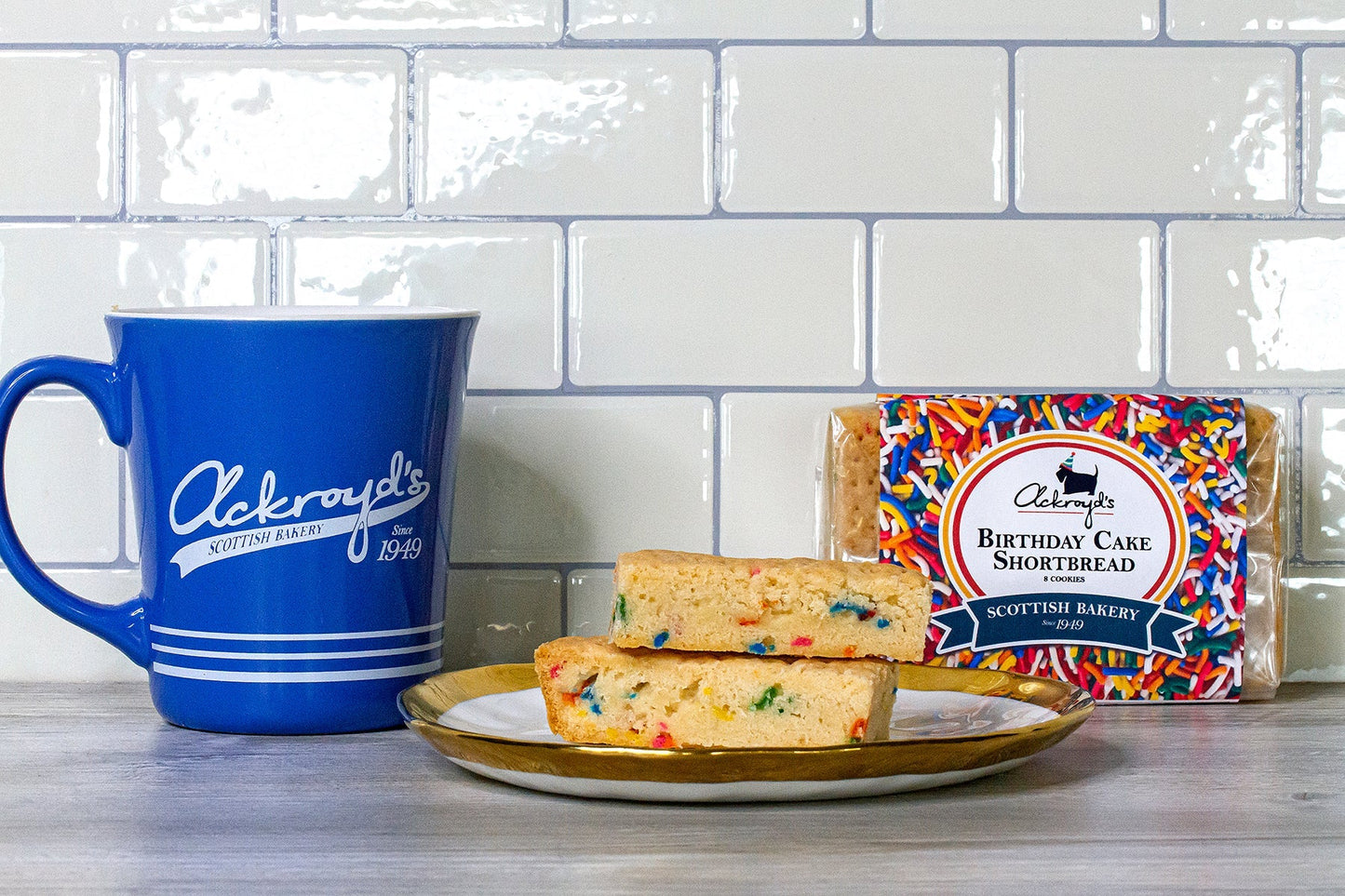Ackroyd's Scottish Shortbread: Birthday Cake - Concordia Style Boutique