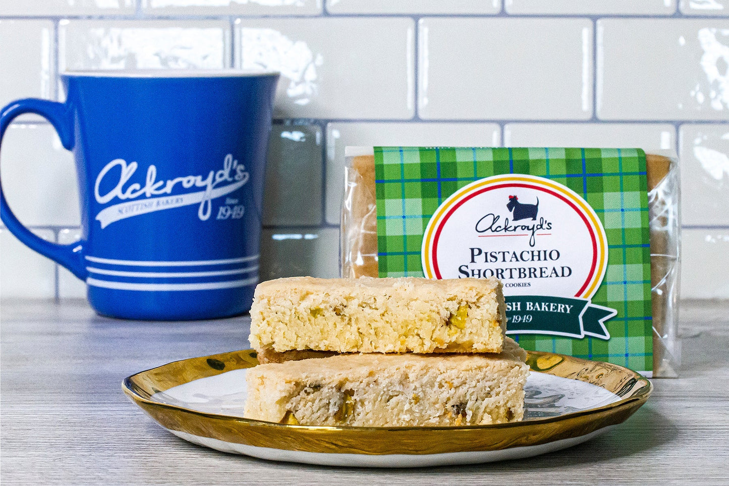 Ackroyd's Scottish Shortbread: Pistachio - Concordia Style Boutique