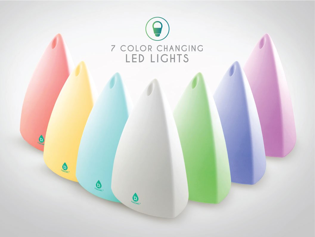 Pursonic Aromatherapy Diffuser & Essential Oil Set -Ultrasonic Top 3 Oils - Concordia Style Boutique