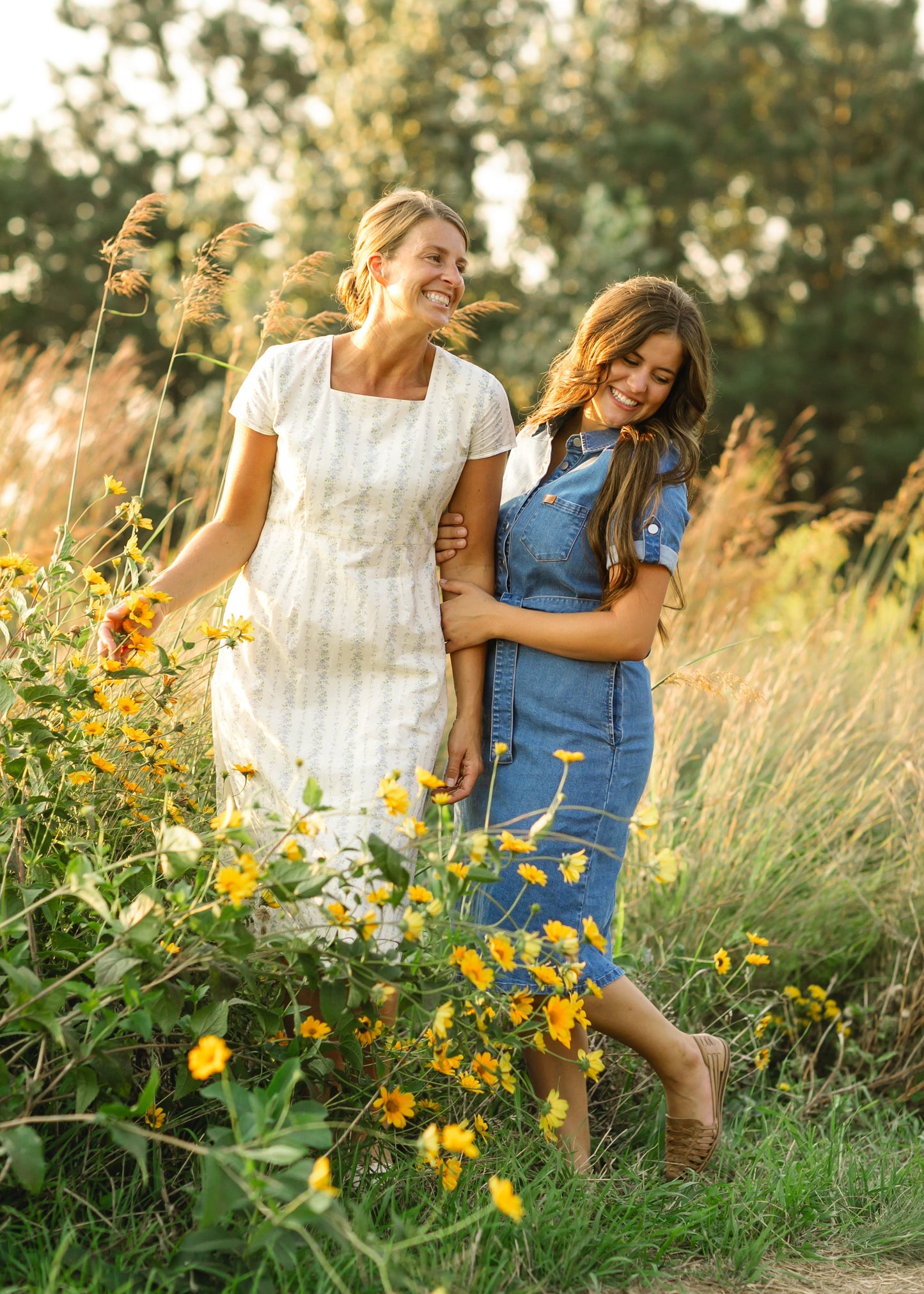 Ada Denim Midi Dress