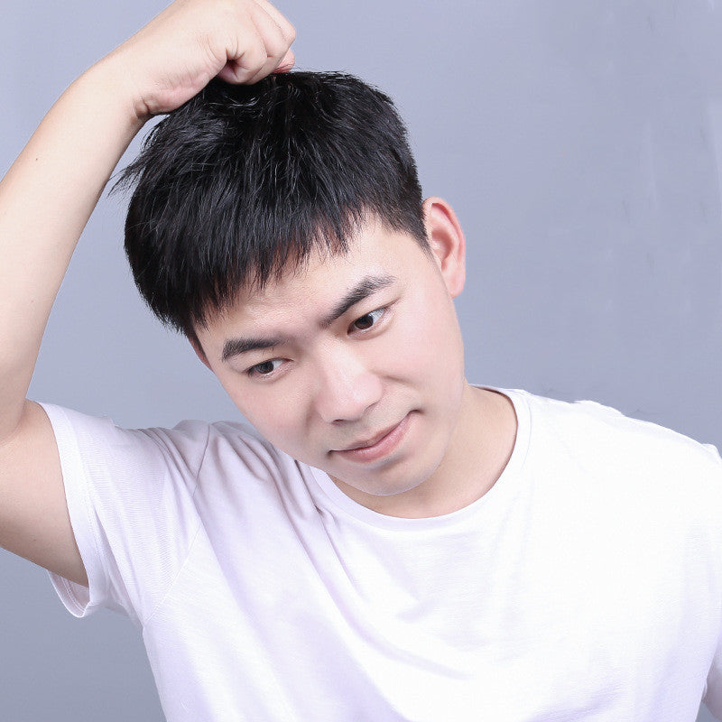Men's Hair Replacement Forehead Bald Flip Cover - Concordia Style Boutique