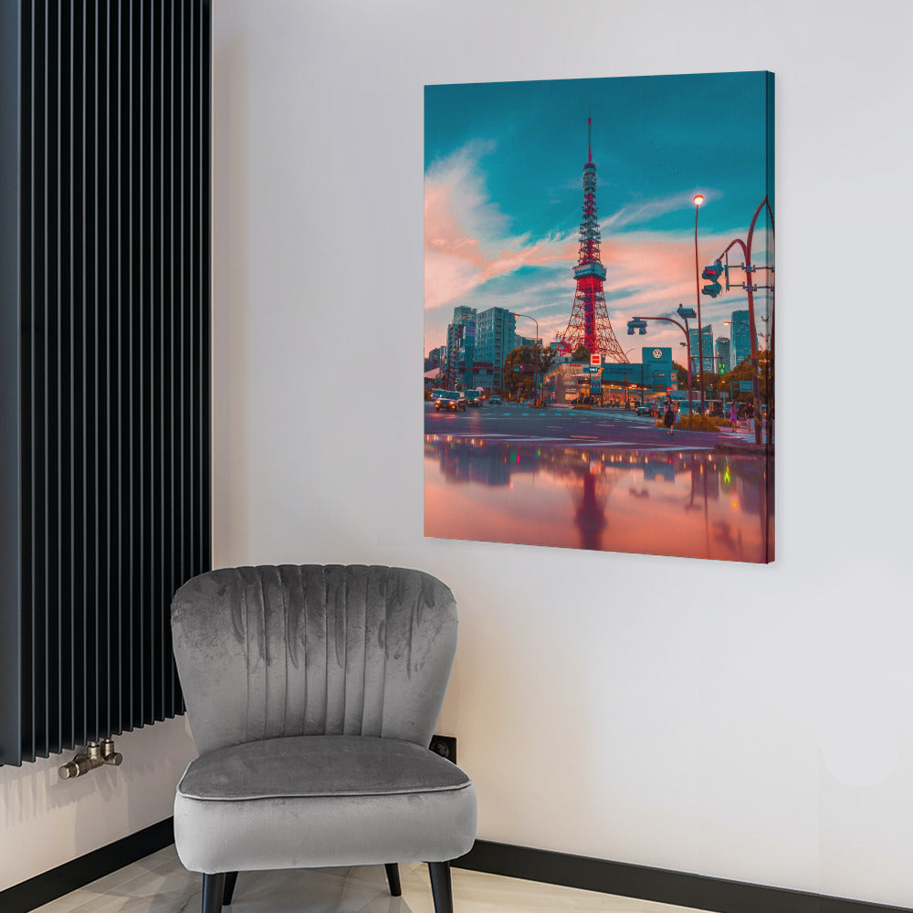 Canvas Print Multiple sizes Unframed & Framed (Vertical) - "Downtown" - Premium Artwork from Concordia Style Boutique - Just $55.98! Shop now at Concordia Style Boutique
