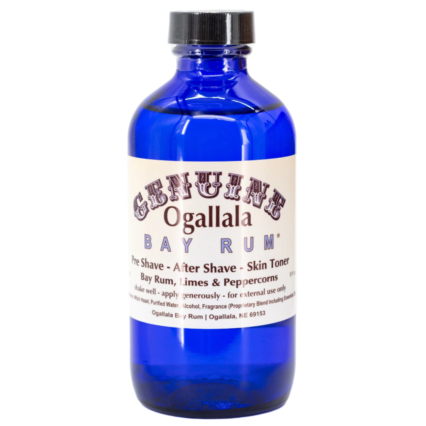 Bay Rum \With Lime & Peppercorn Scented Aftershave | Multiple Sizes | Ogallala Bay Rum - Premium Bath & Body from BuyNebraska.com - Just $13.99! Shop now at Concordia Style Boutique