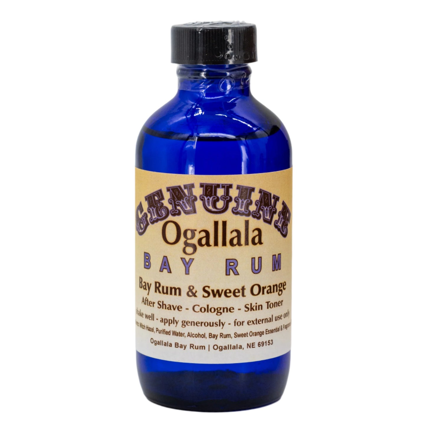 Bay Rum with Sweet Orange Scented Aftershave | Multiple Sizes | Ogallala Bay Rum - Concordia Style Boutique