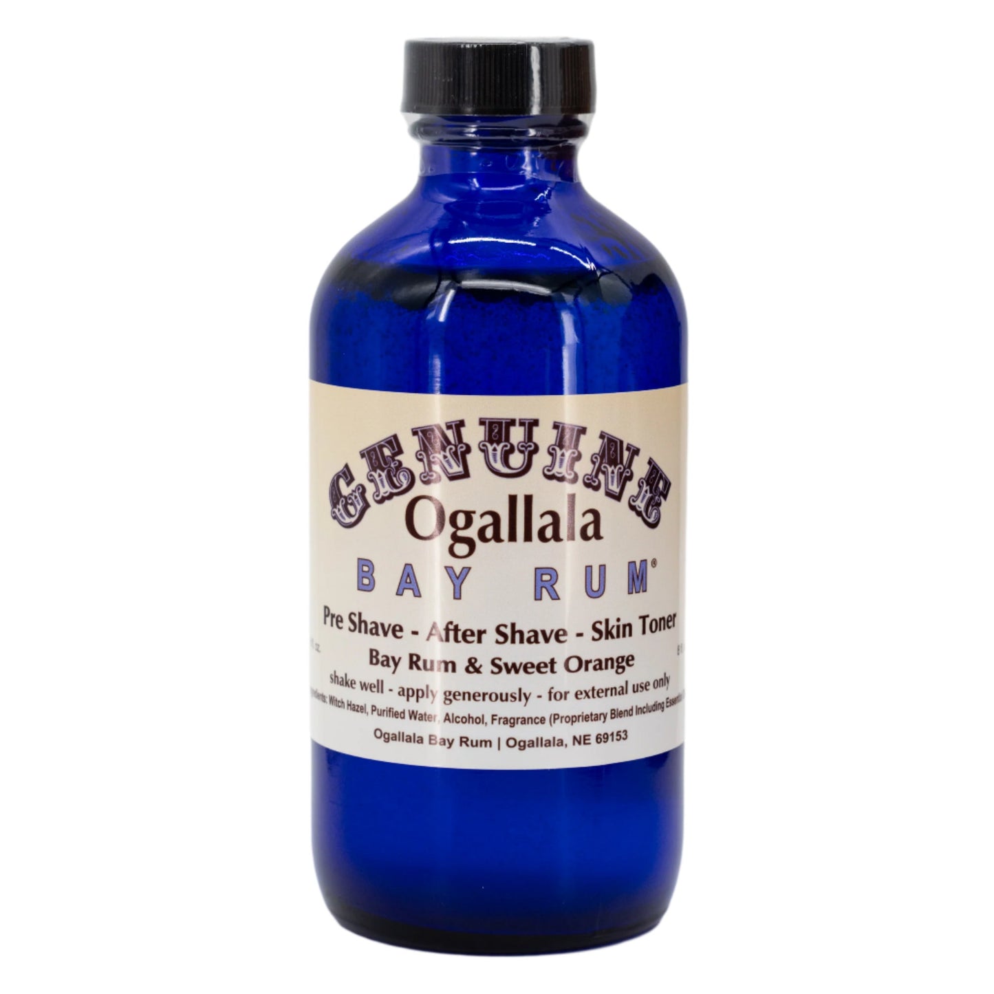 Bay Rum with Sweet Orange Scented Aftershave | Multiple Sizes | Ogallala Bay Rum - Concordia Style Boutique