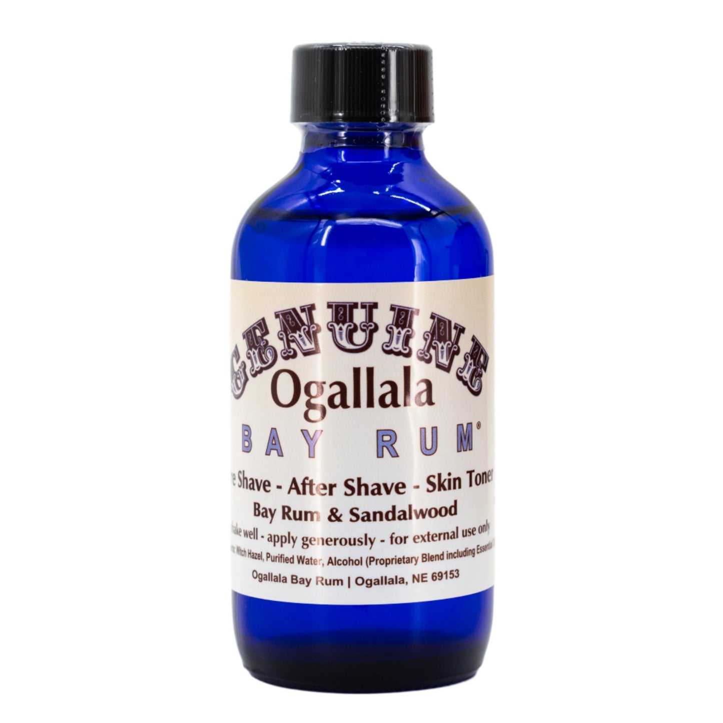 Bay Rum with Sandalwood Scented Aftershave | Multiple Sizes | Ogallala Bay Rum - Concordia Style Boutique