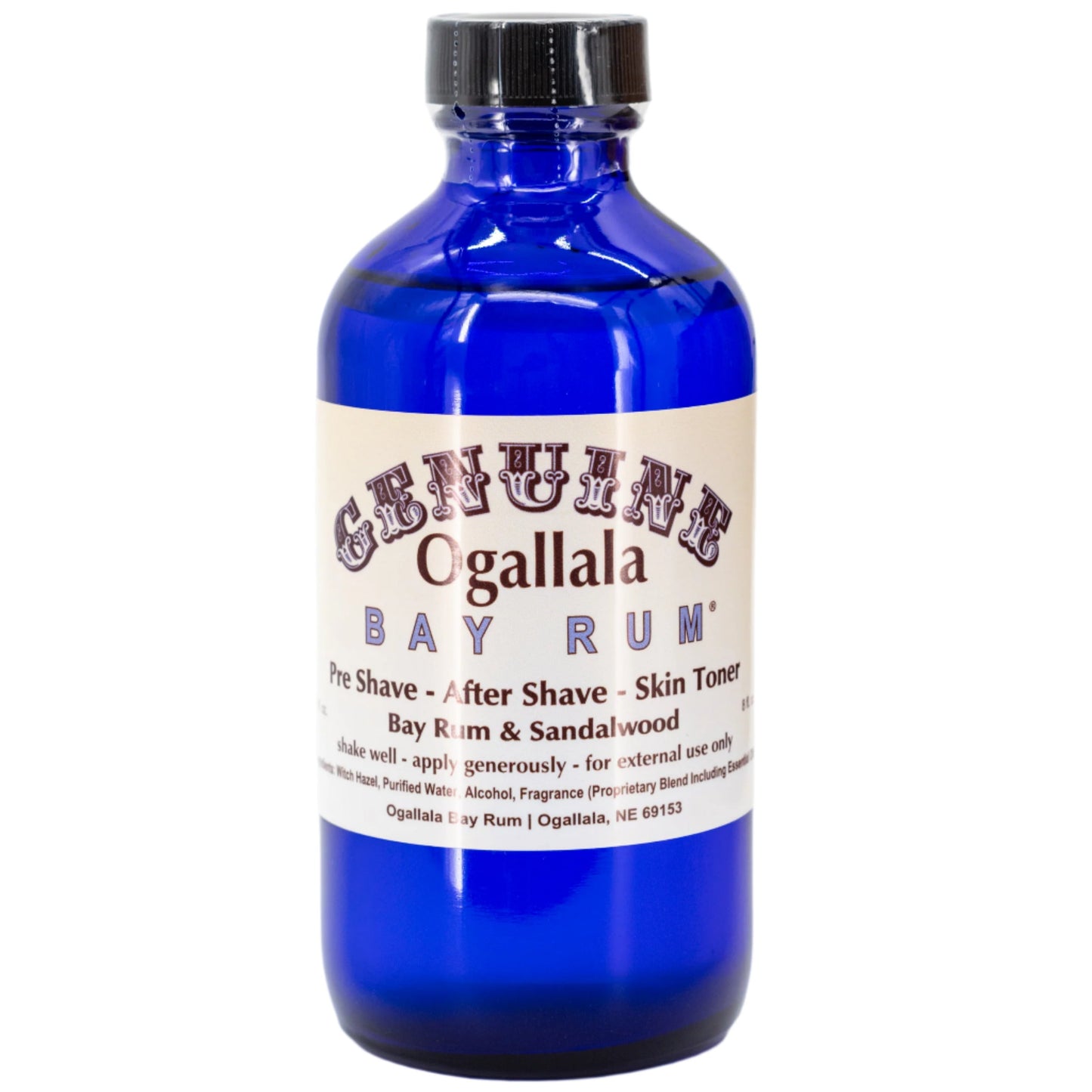 Bay Rum with Sandalwood Scented Aftershave | Multiple Sizes | Ogallala Bay Rum - Concordia Style Boutique