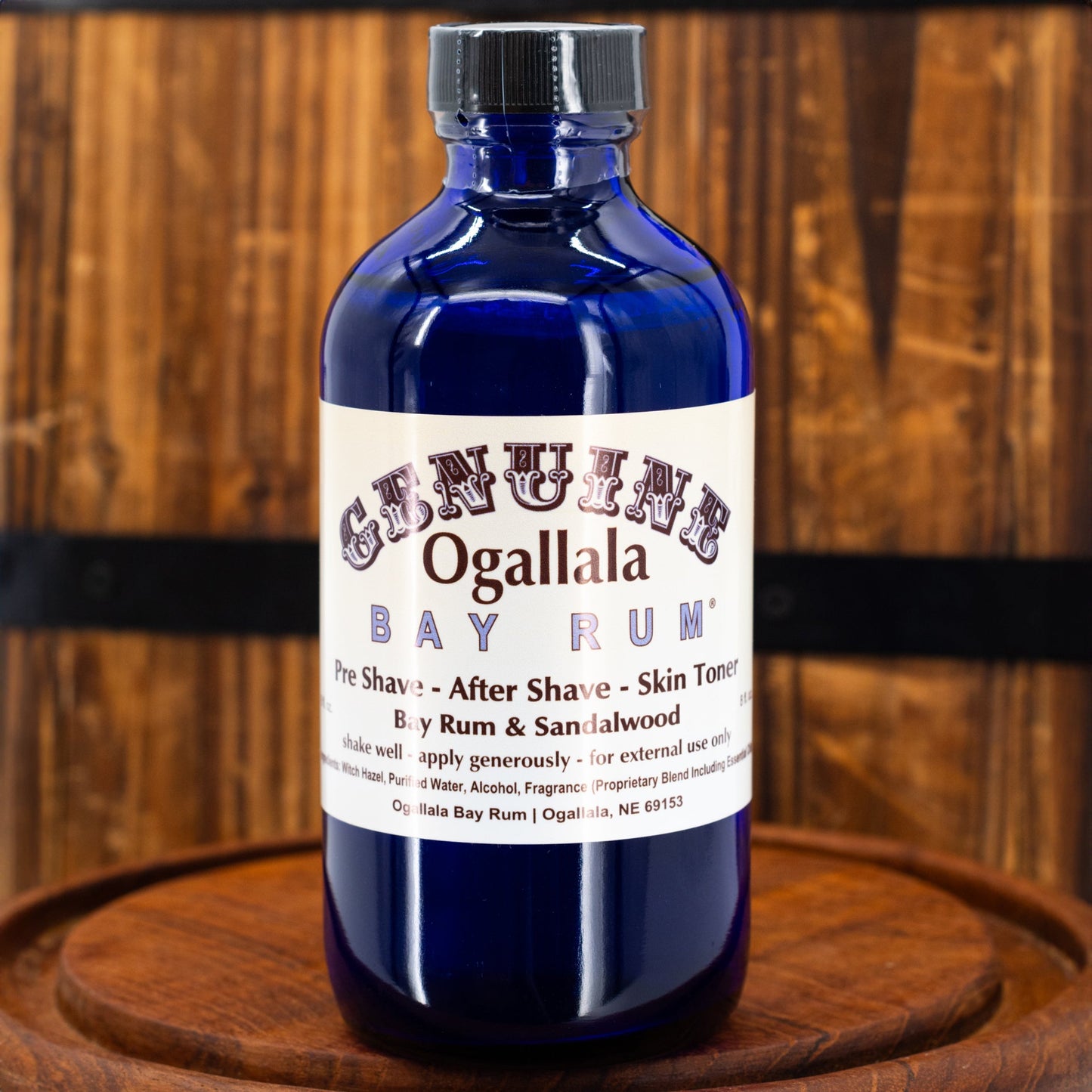 Bay Rum with Sandalwood Scented Aftershave | Multiple Sizes | Ogallala Bay Rum - Concordia Style Boutique