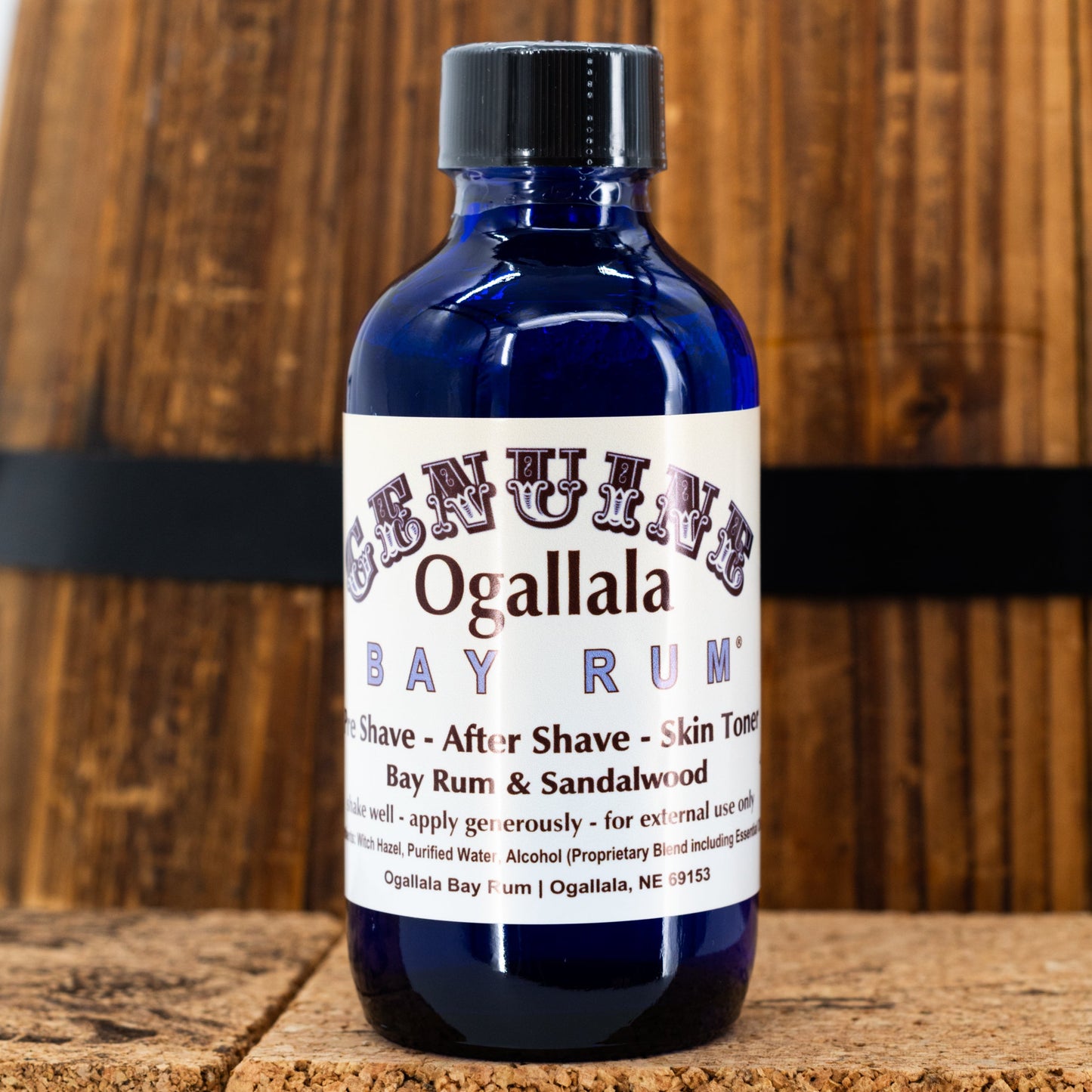 Bay Rum with Sandalwood Scented Aftershave | Multiple Sizes | Ogallala Bay Rum - Concordia Style Boutique