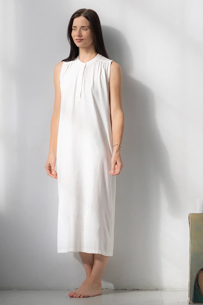 Aisha Relaxed Sleeveless Sleep Tunic – Maxi