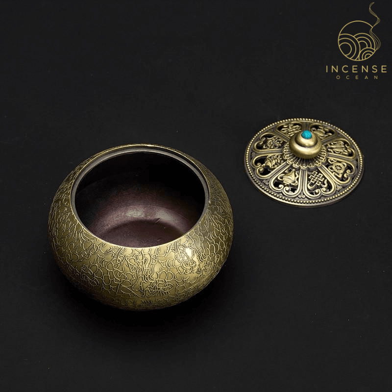 Alloy Retro Incense Holder