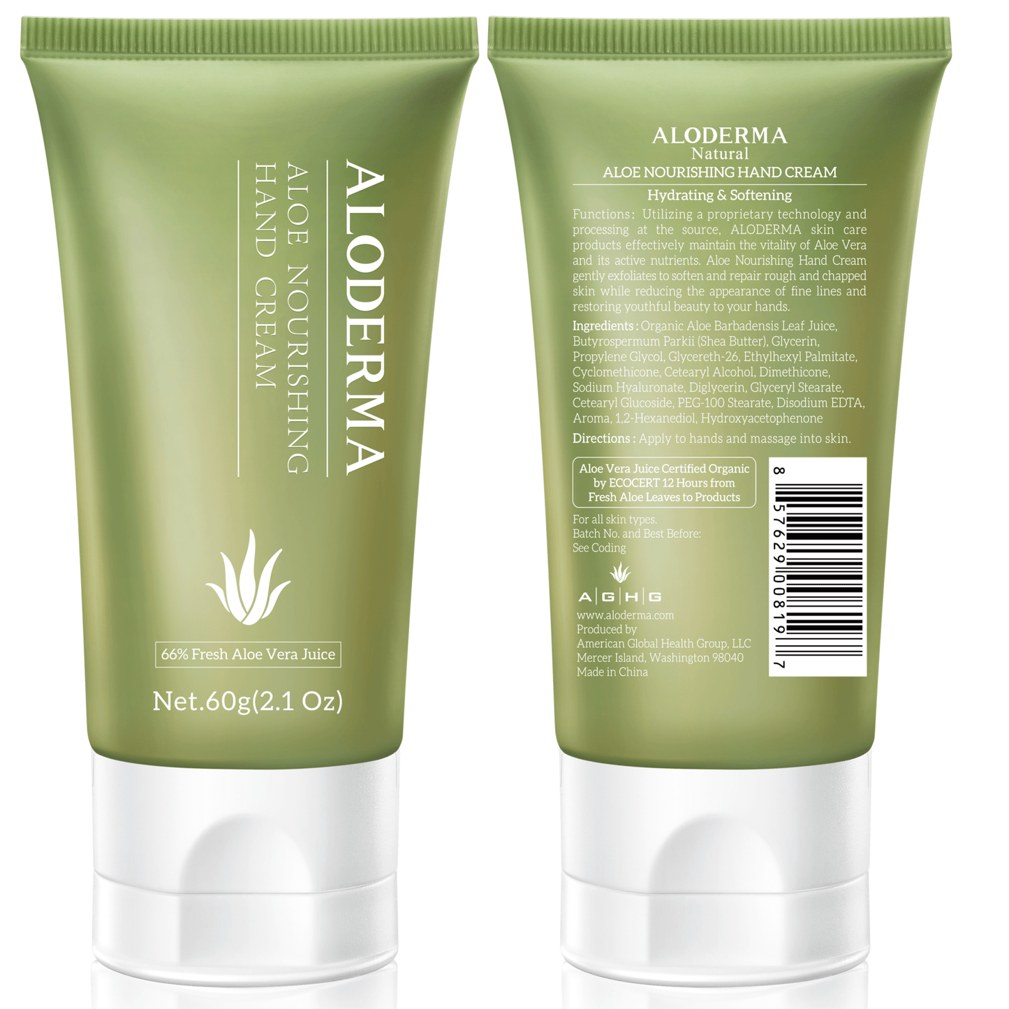 ALODERMA Aloe Nourishing Hand Cream - Concordia Style Boutique