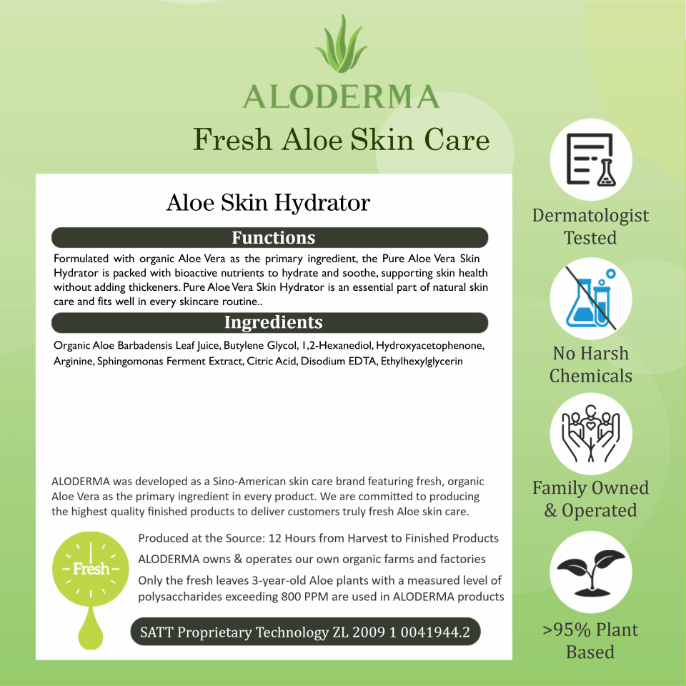 ALODERMA Aloe Vera Skin Hydrator - Concordia Style Boutique