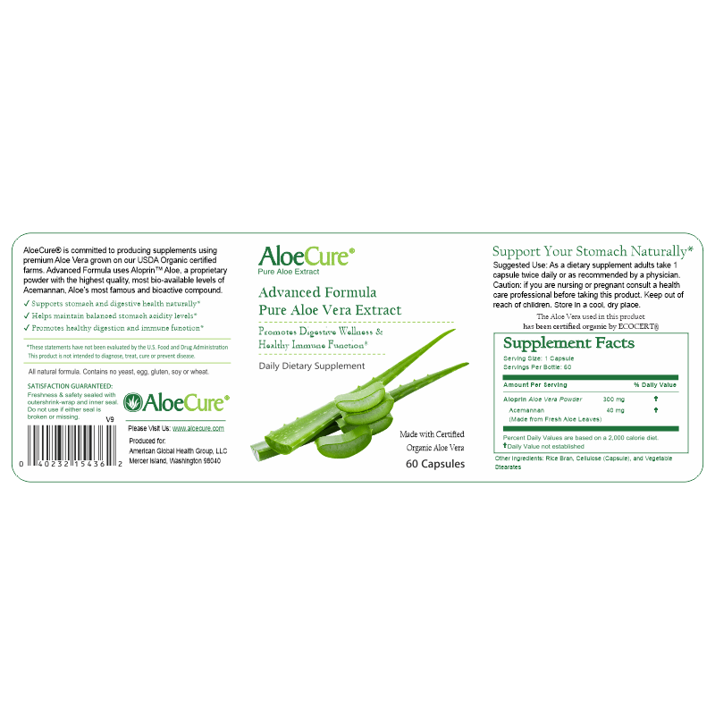 AloeCure Advanced Formula - Concordia Style Boutique
