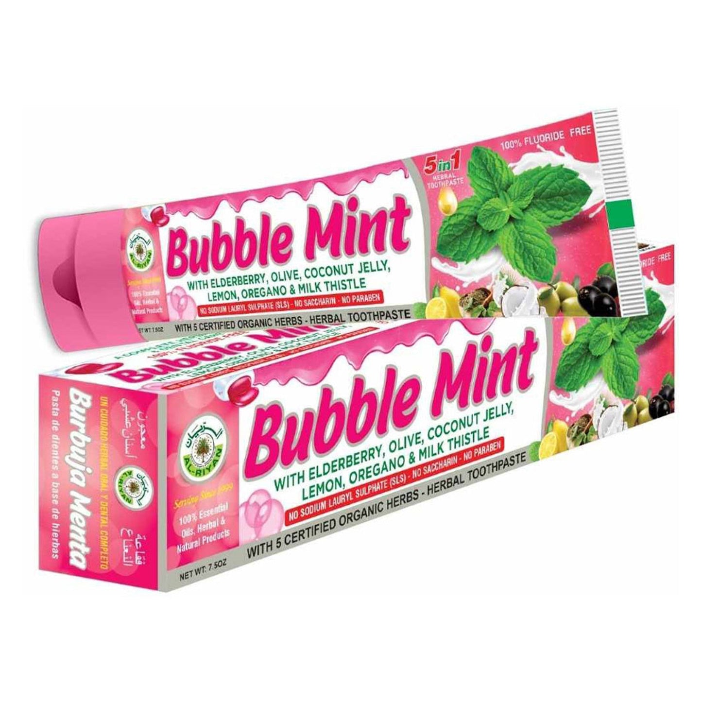 Bubble Mint Herbal Toothpaste