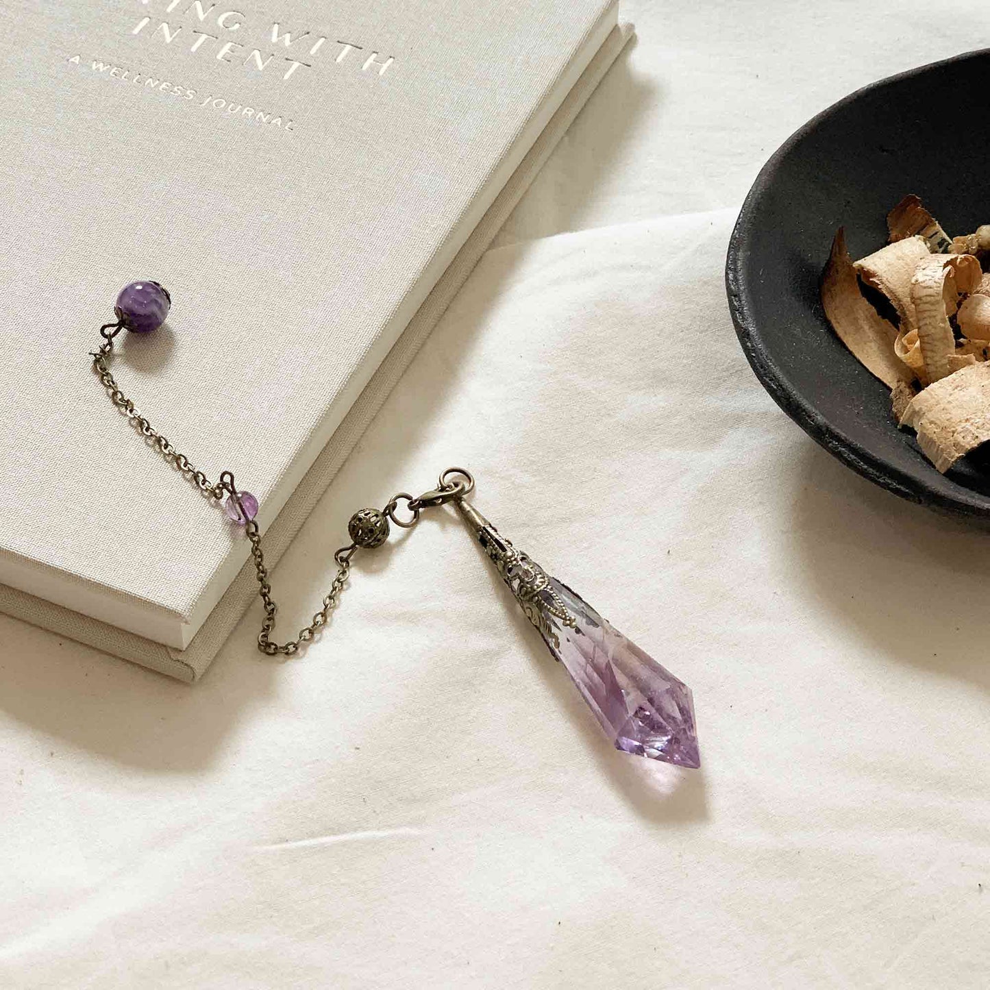 Amethyst Crystal Divination Pendulum - Concordia Style Boutique