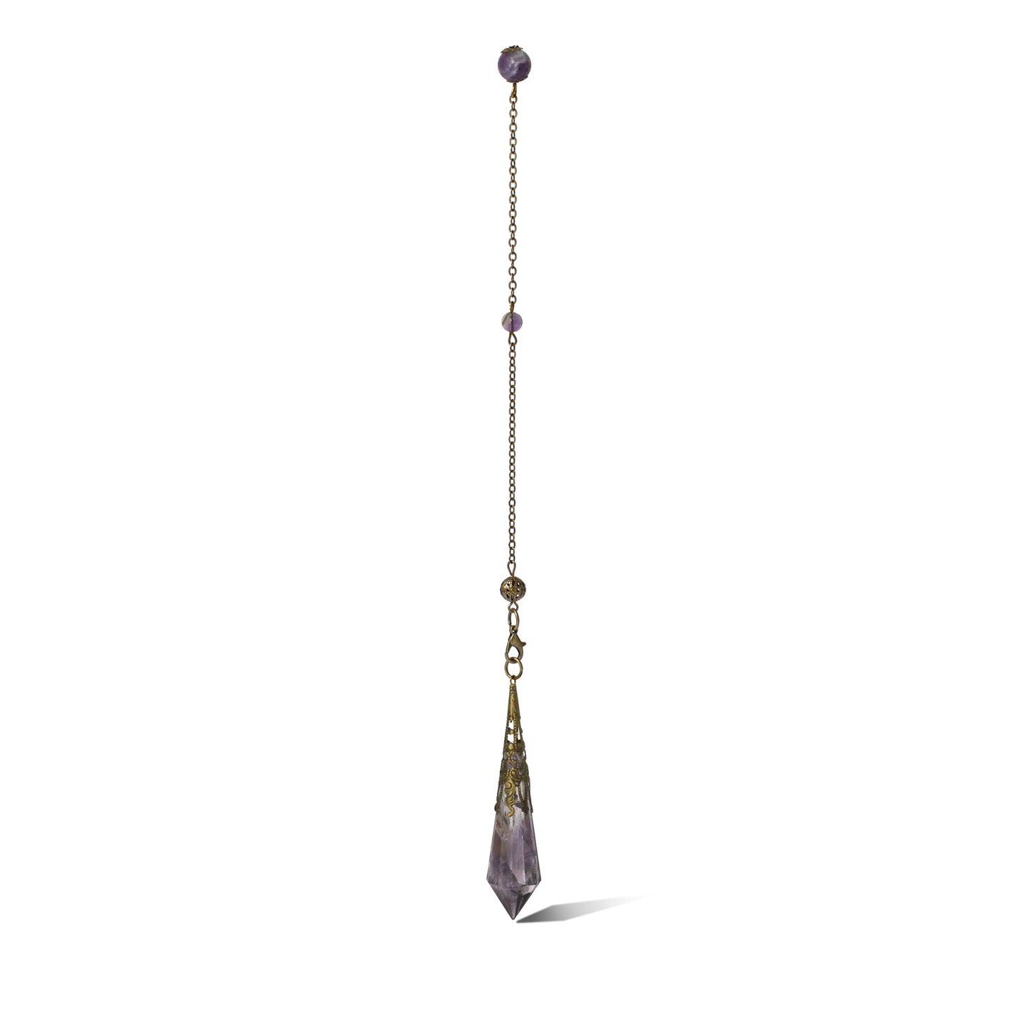 Amethyst Crystal Divination Pendulum - Concordia Style Boutique