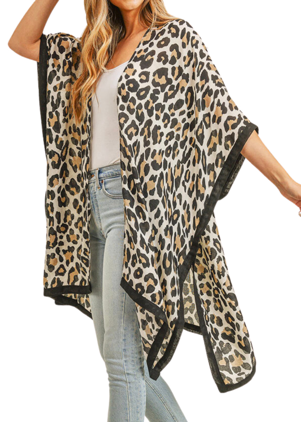 Wild Child Animal Print Kimono
