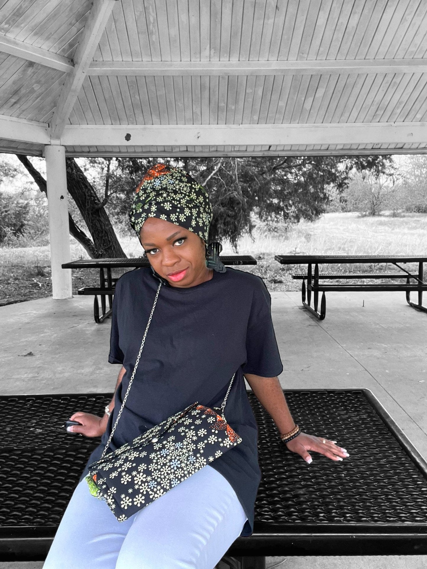 Ankara Purse and Head Wrap