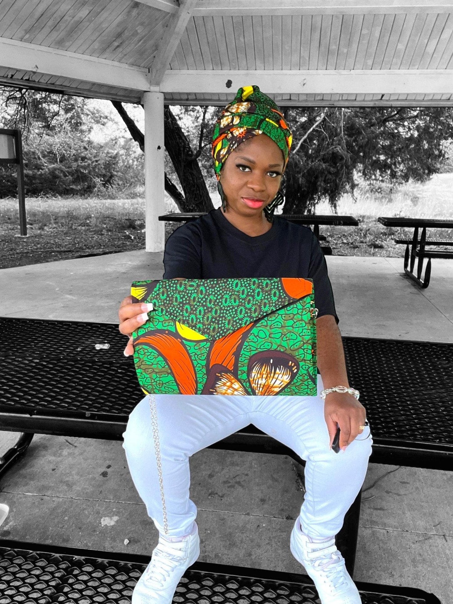 Ankara Purse and Head Wrap