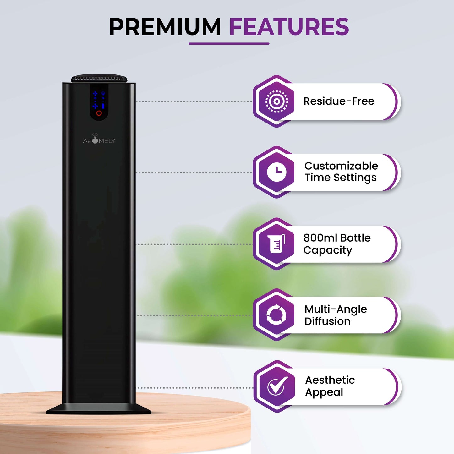 ARO TOWER - Smart Scent Diffuser for Home, Office & SPA Up To 3,000 Sqft. (Open Areas) - Concordia Style Boutique
