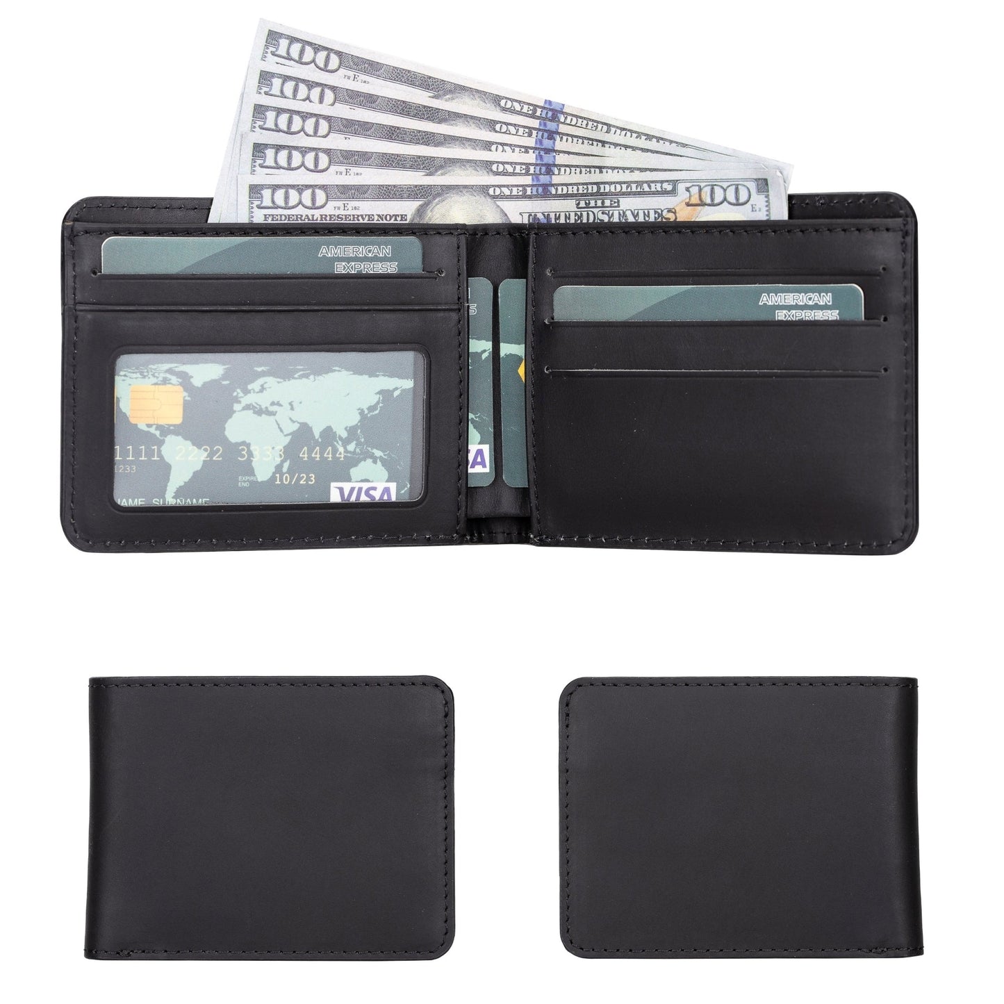 Arvada Handmade Bifold Leather Men Wallet - Concordia Style Boutique