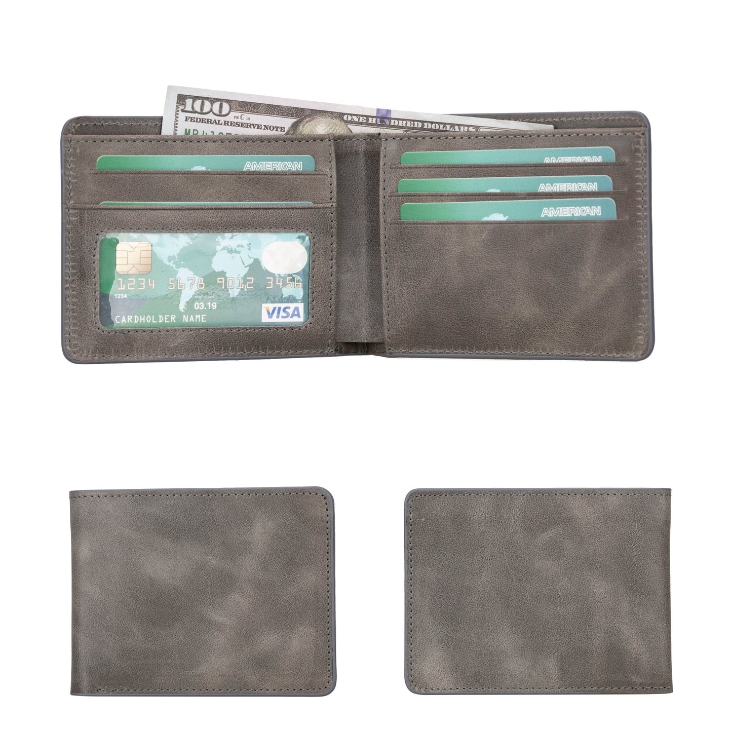 Arvada Handmade Bifold Leather Men Wallet - Concordia Style Boutique