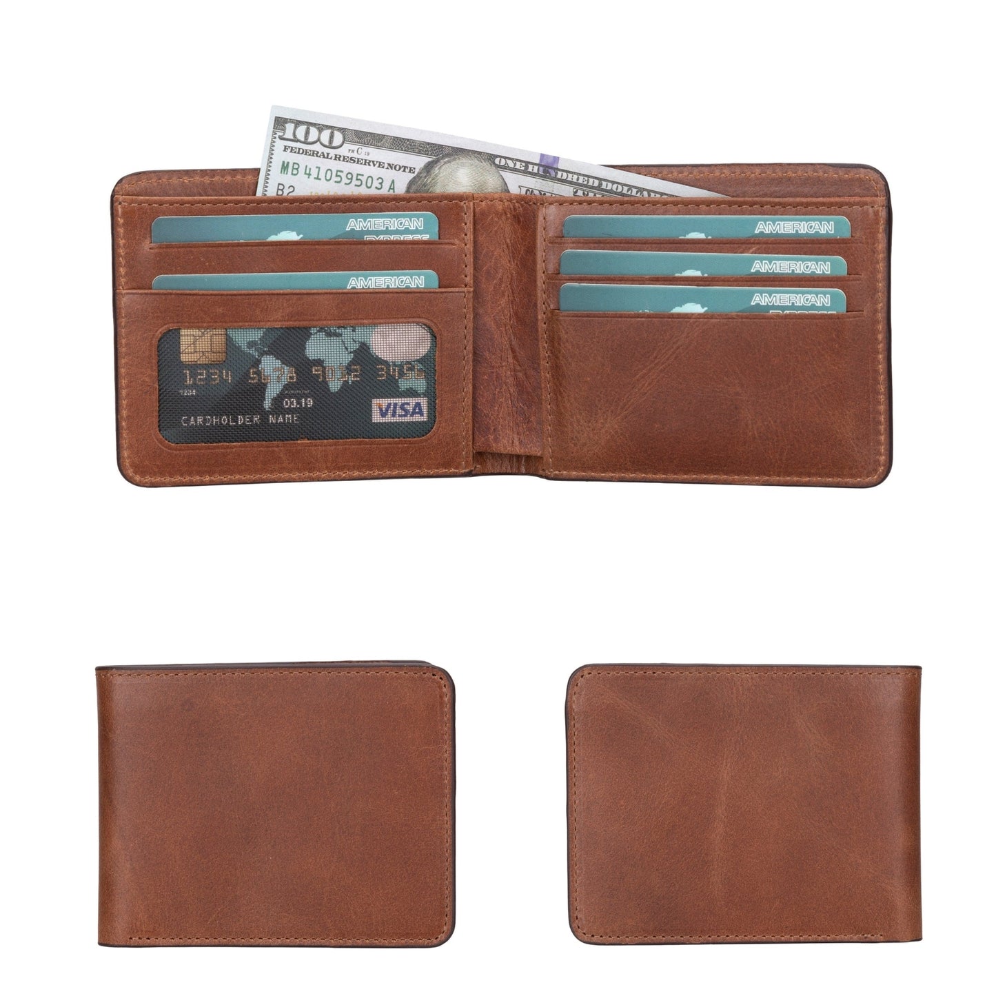 Arvada Handmade Bifold Leather Men Wallet - Concordia Style Boutique