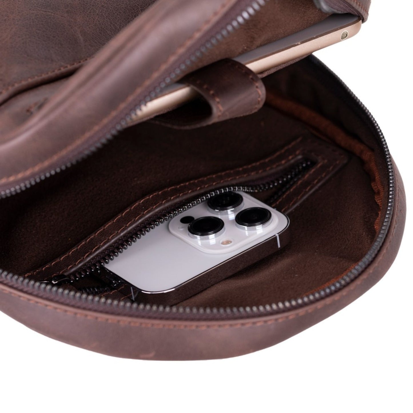 Athens Unisex Leather Cross Bag - Concordia Style Boutique