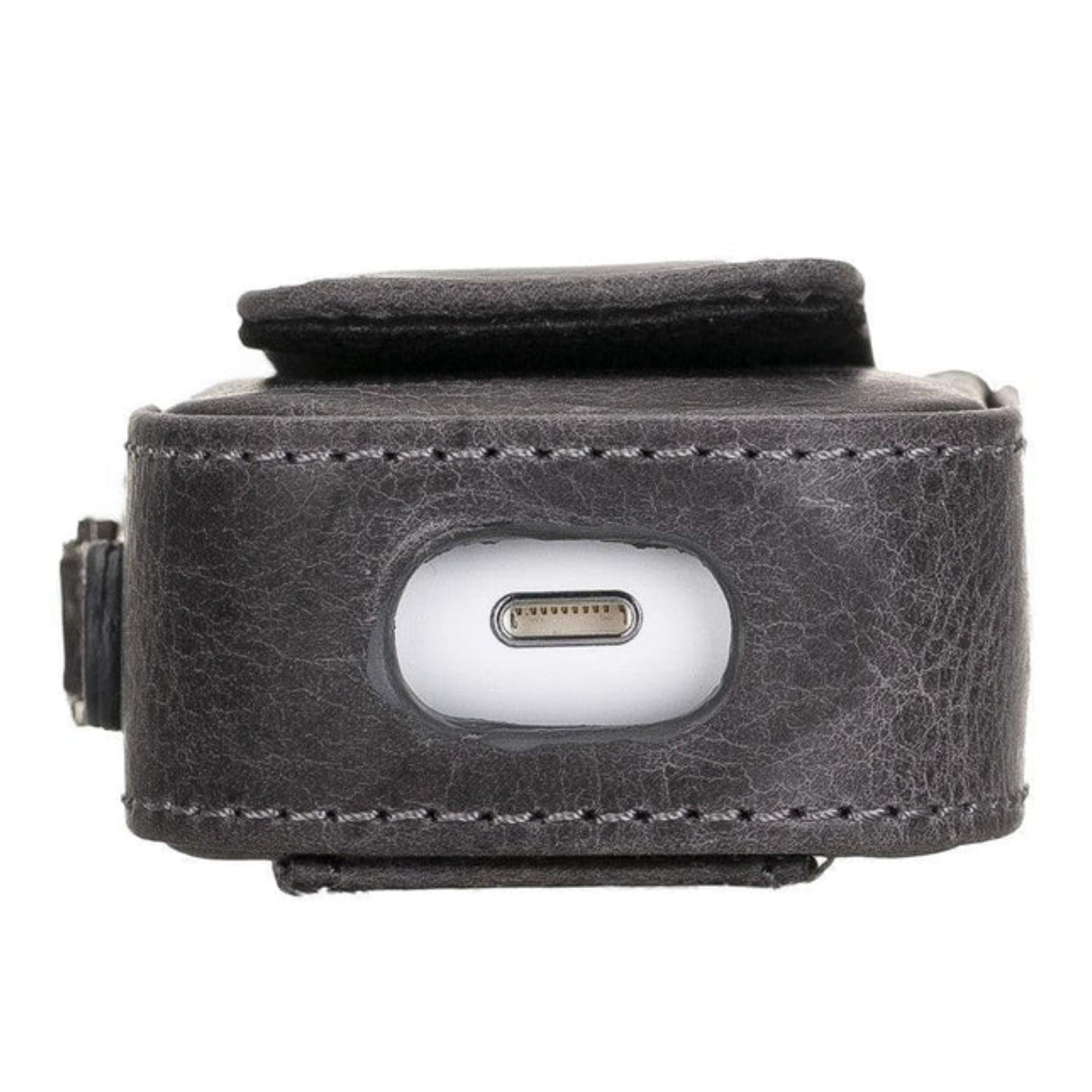 Aurora Luxury Leather AirPods Case with Attached Wrist Strap - Concordia Style Boutique