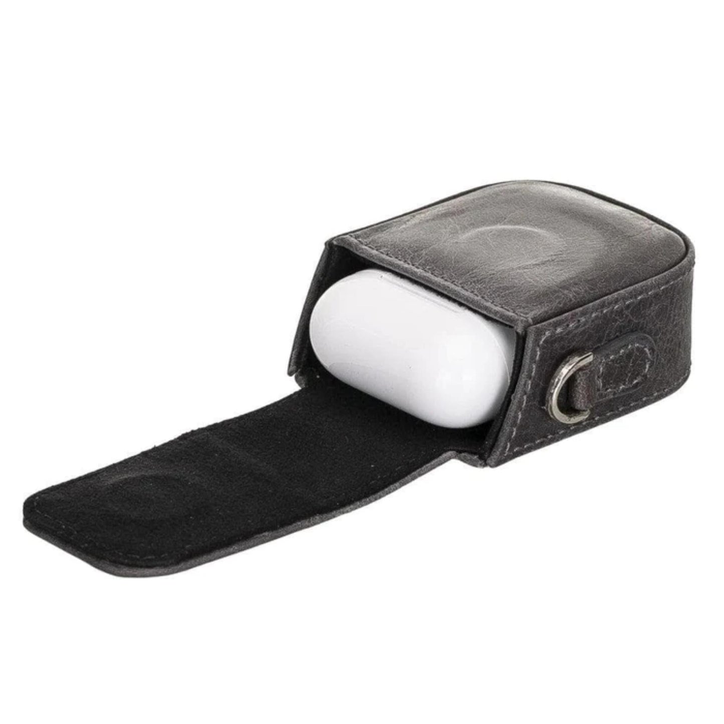 Aurora Luxury Leather AirPods Case with Attached Wrist Strap - Concordia Style Boutique