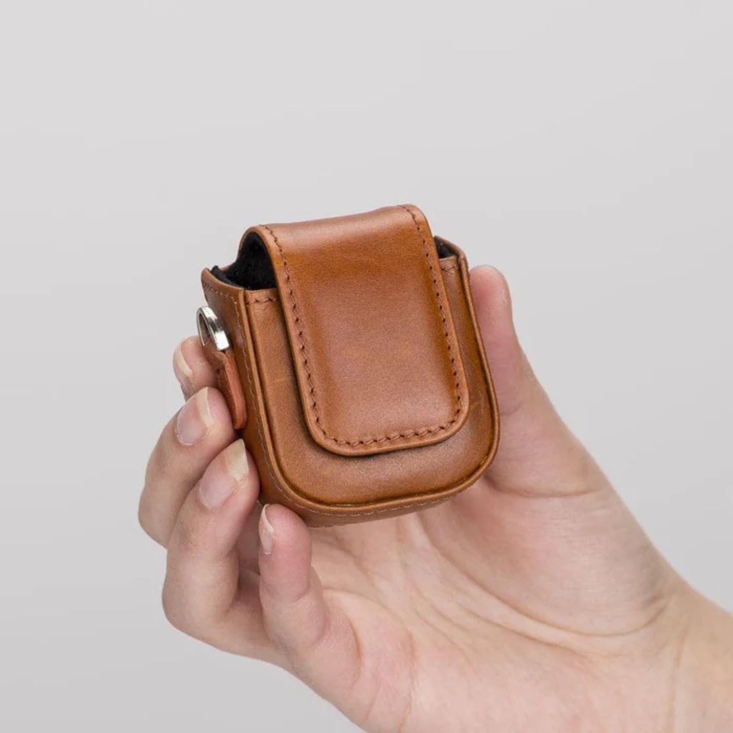 Aurora Luxury Leather AirPods Case with Attached Wrist Strap - Concordia Style Boutique