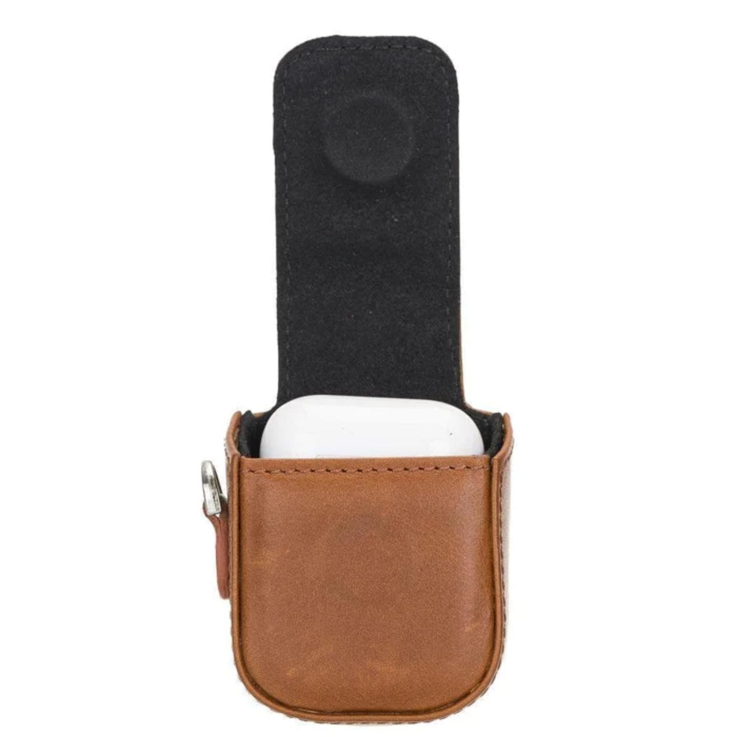 Aurora Luxury Leather AirPods Case with Attached Wrist Strap - Concordia Style Boutique