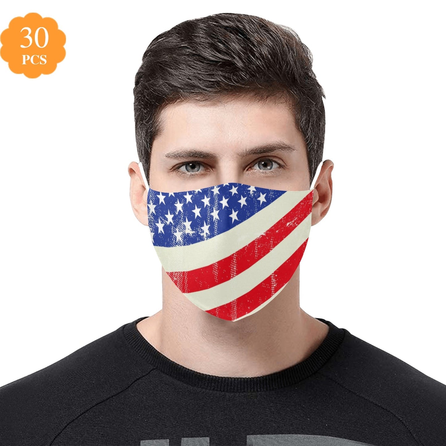 Cotton Fabric Dust Cover With Adjustable Strip - "Americana" (Model M04) (30 PCS Filters Included) - Premium Cotton Fabric Dust Cover from Concordia Style Boutique - Just $18.92! Shop now at Concordia Style Boutique