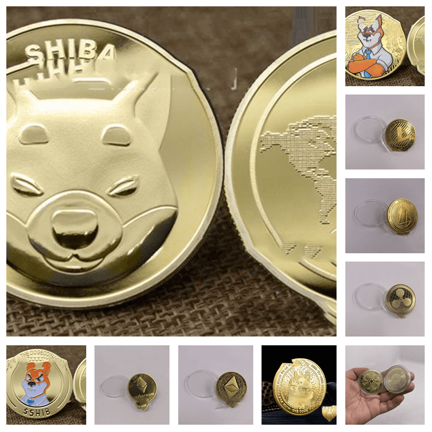 Multi Metal Commemorative Crypto Coin - Concordia Style Boutique